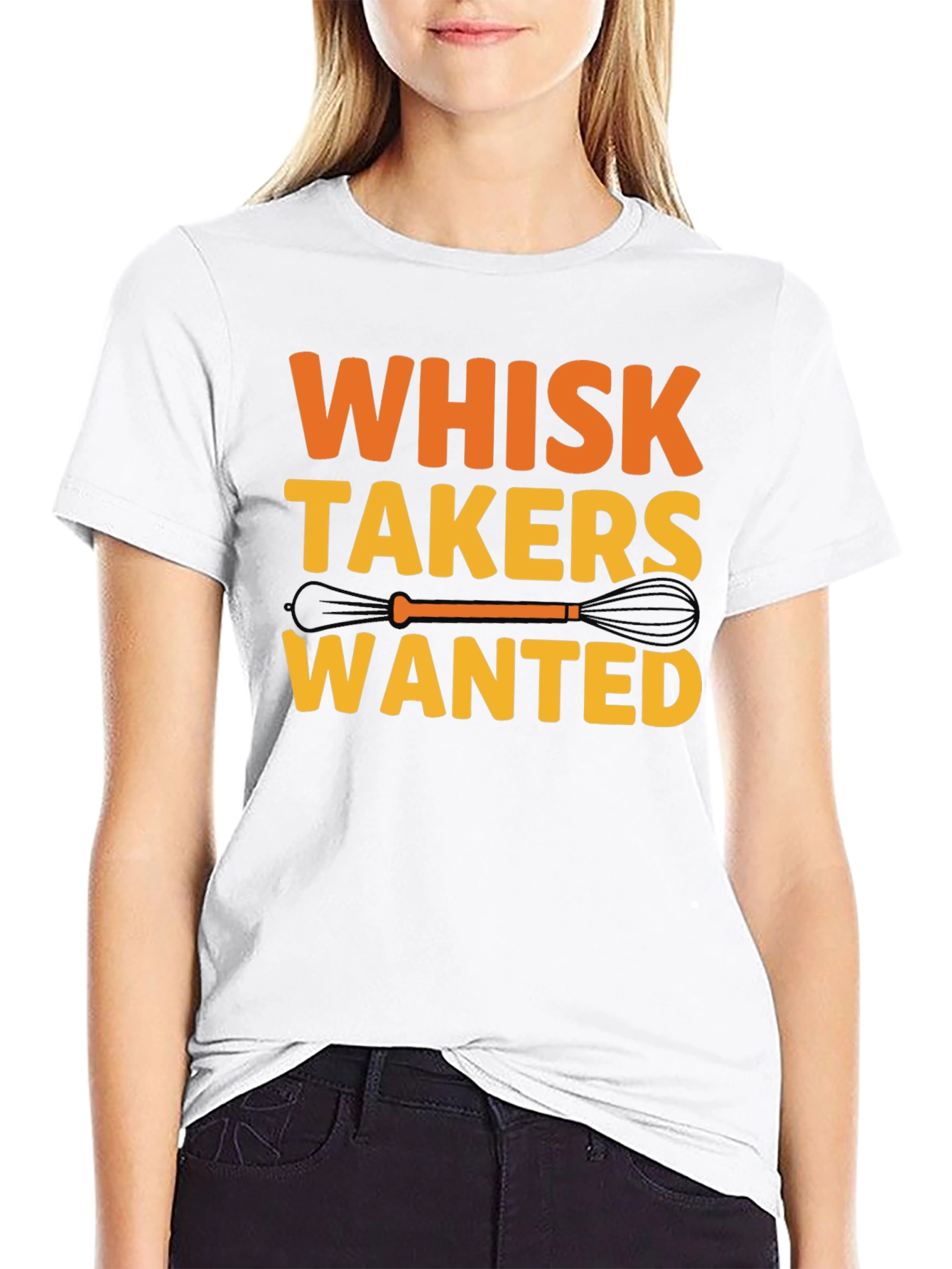Black Whisk Takers Wanted Funny Baking T-Shirt view 9