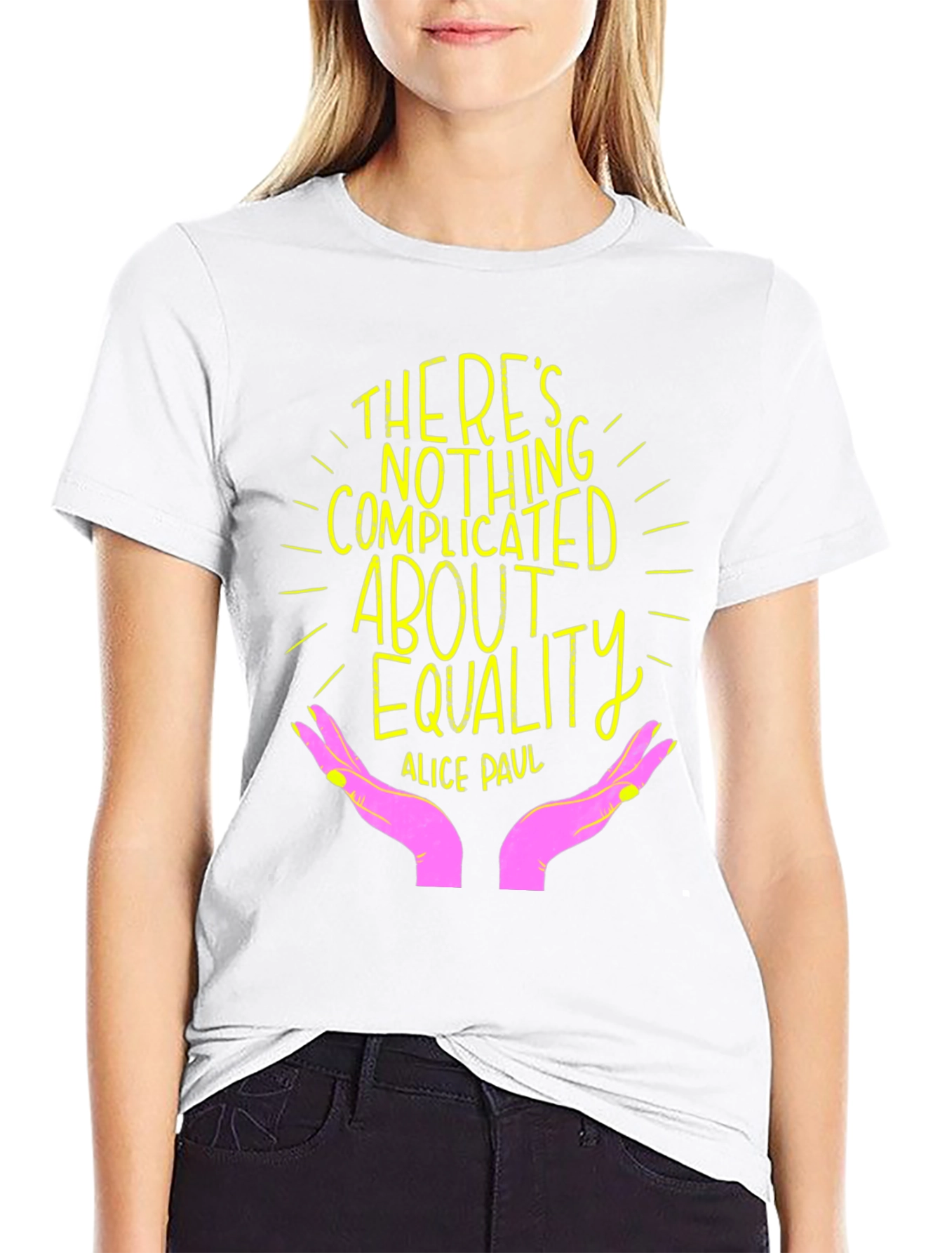 Black Equality T-Shirt - Empowering Statement Tee view 9