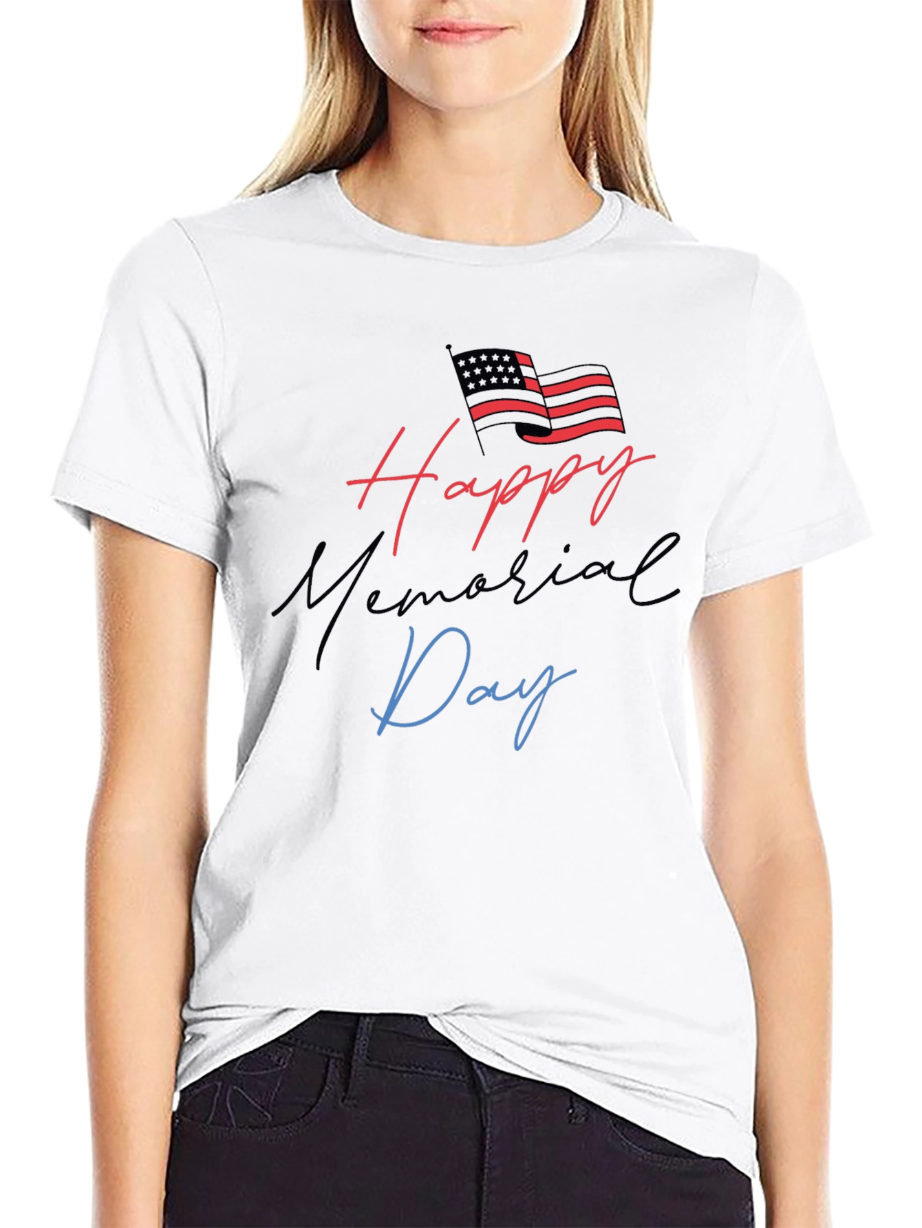 Happy Memorial Day Graphic T-Shirt - 9
