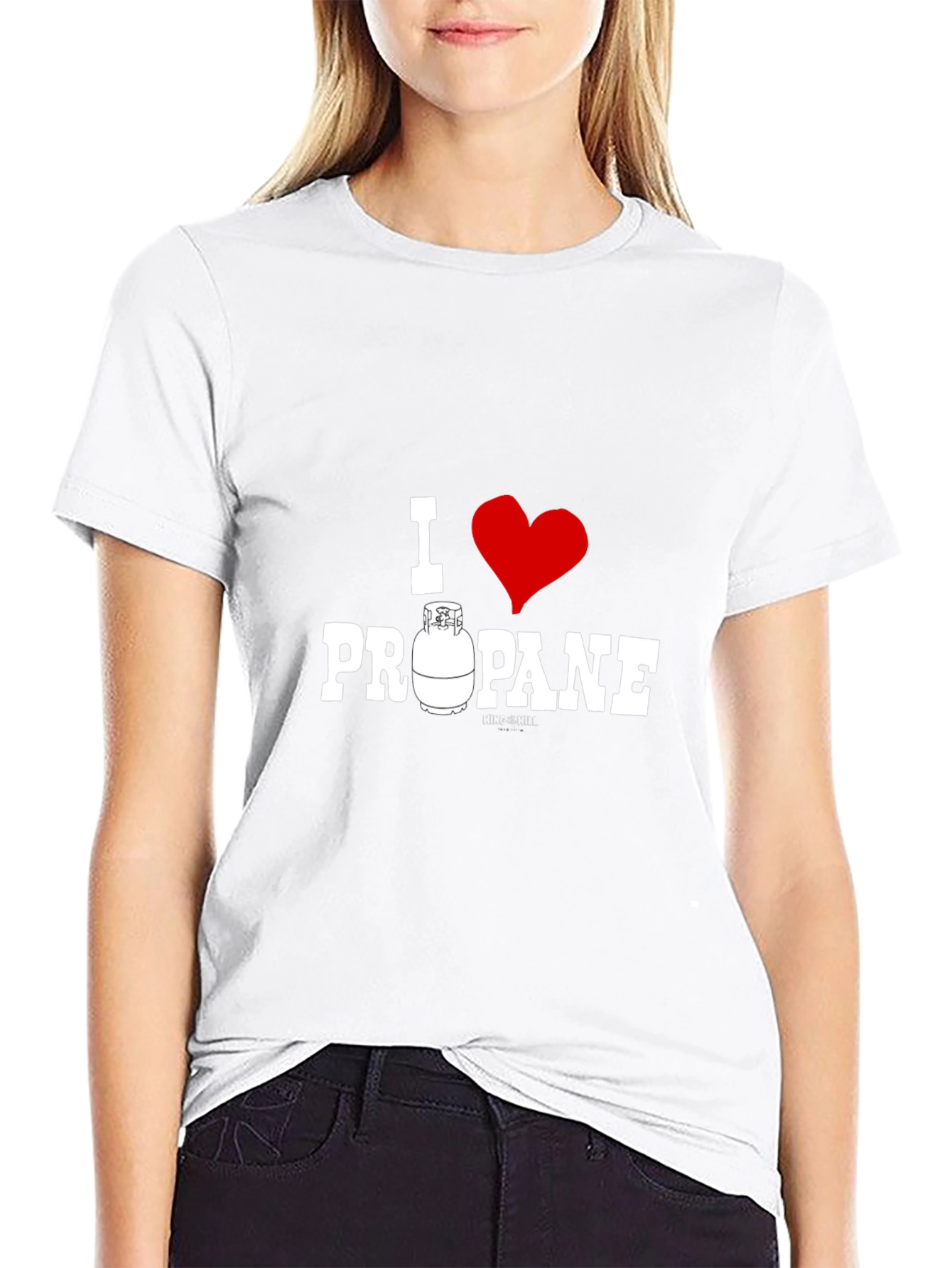 Black I Love Propane T-Shirt - BBQ Grill Master Tee view 9