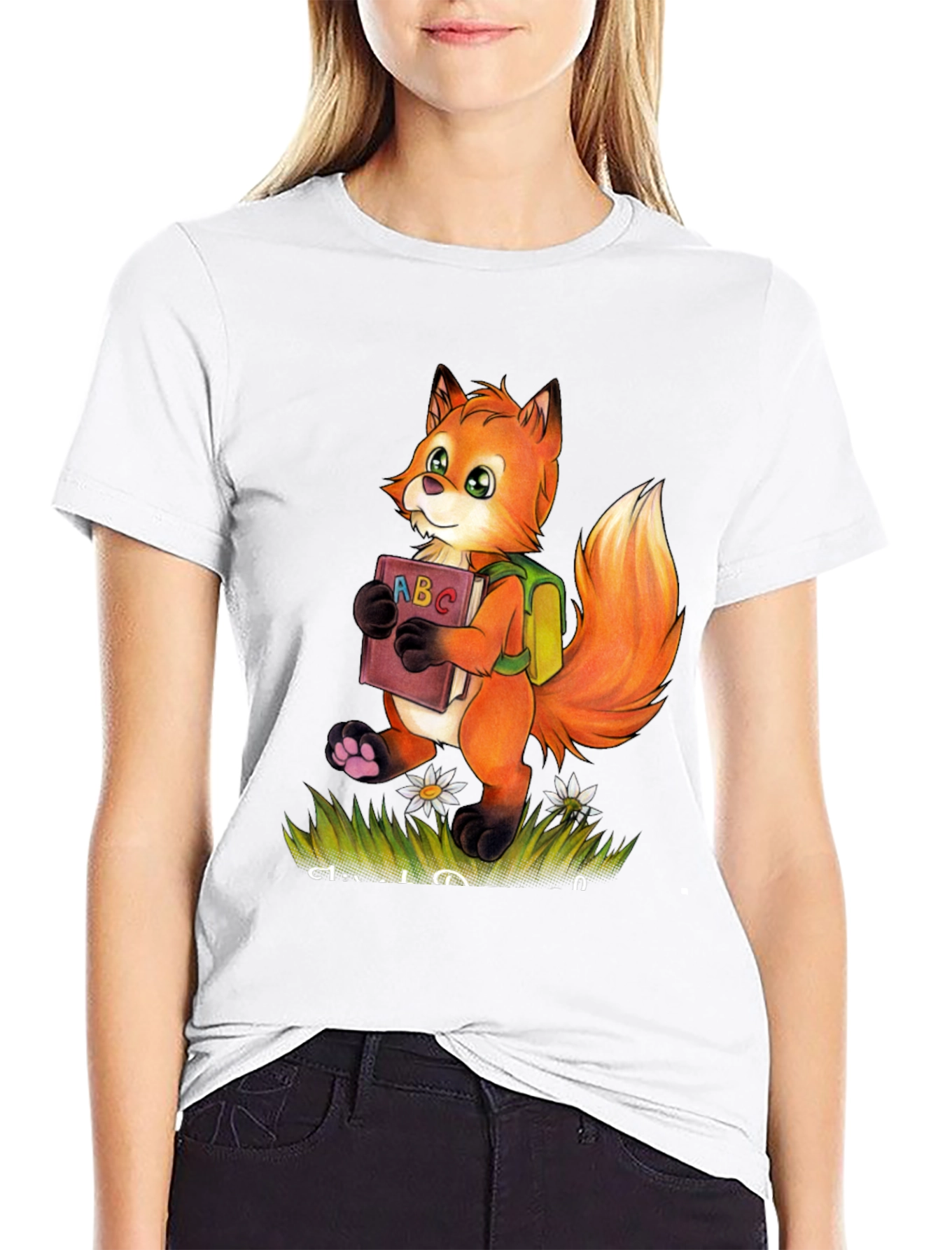 Black Fox ABC Book T-Shirt view 9