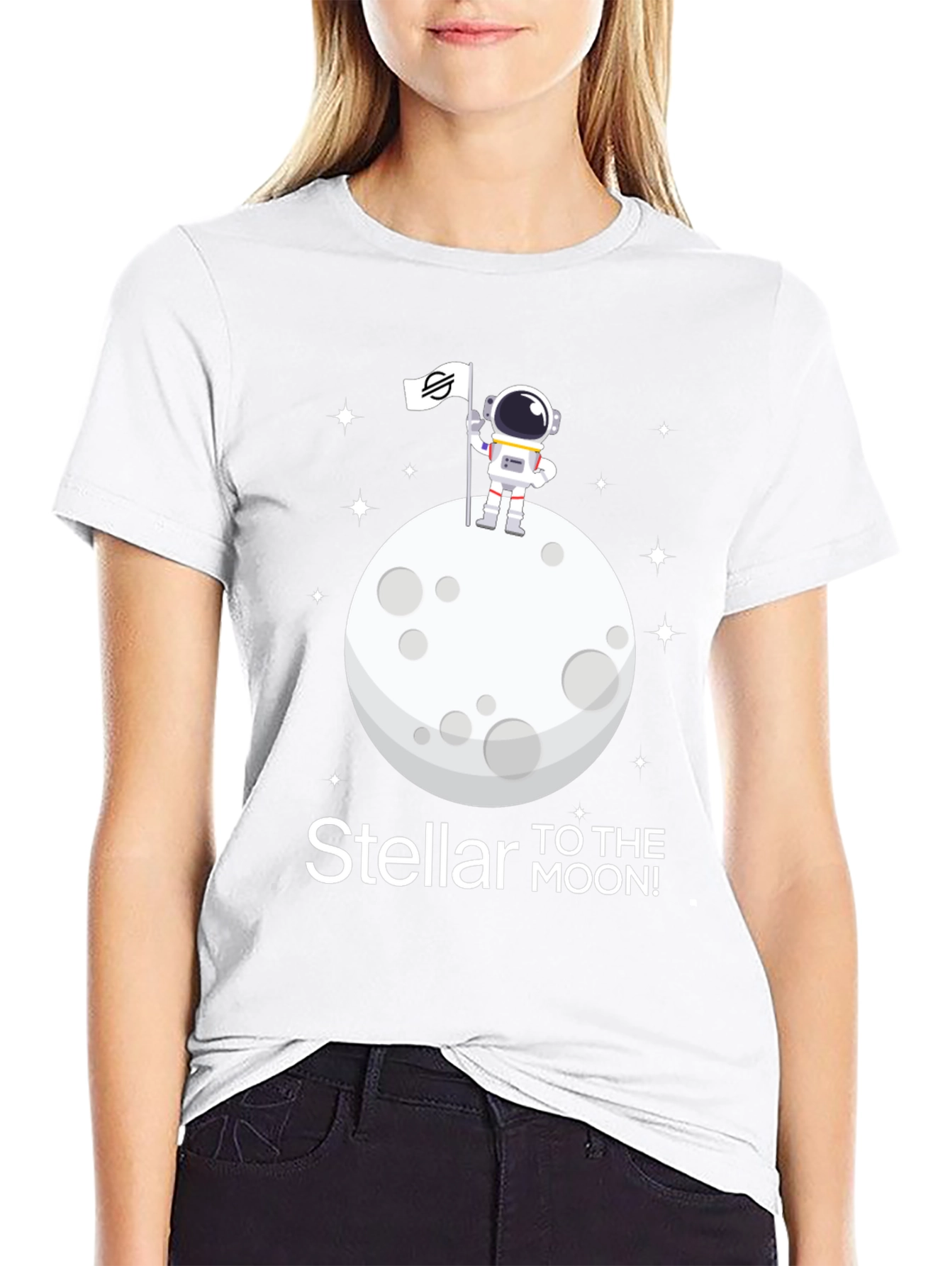 Black Stellar to the Moon T-Shirt view 9