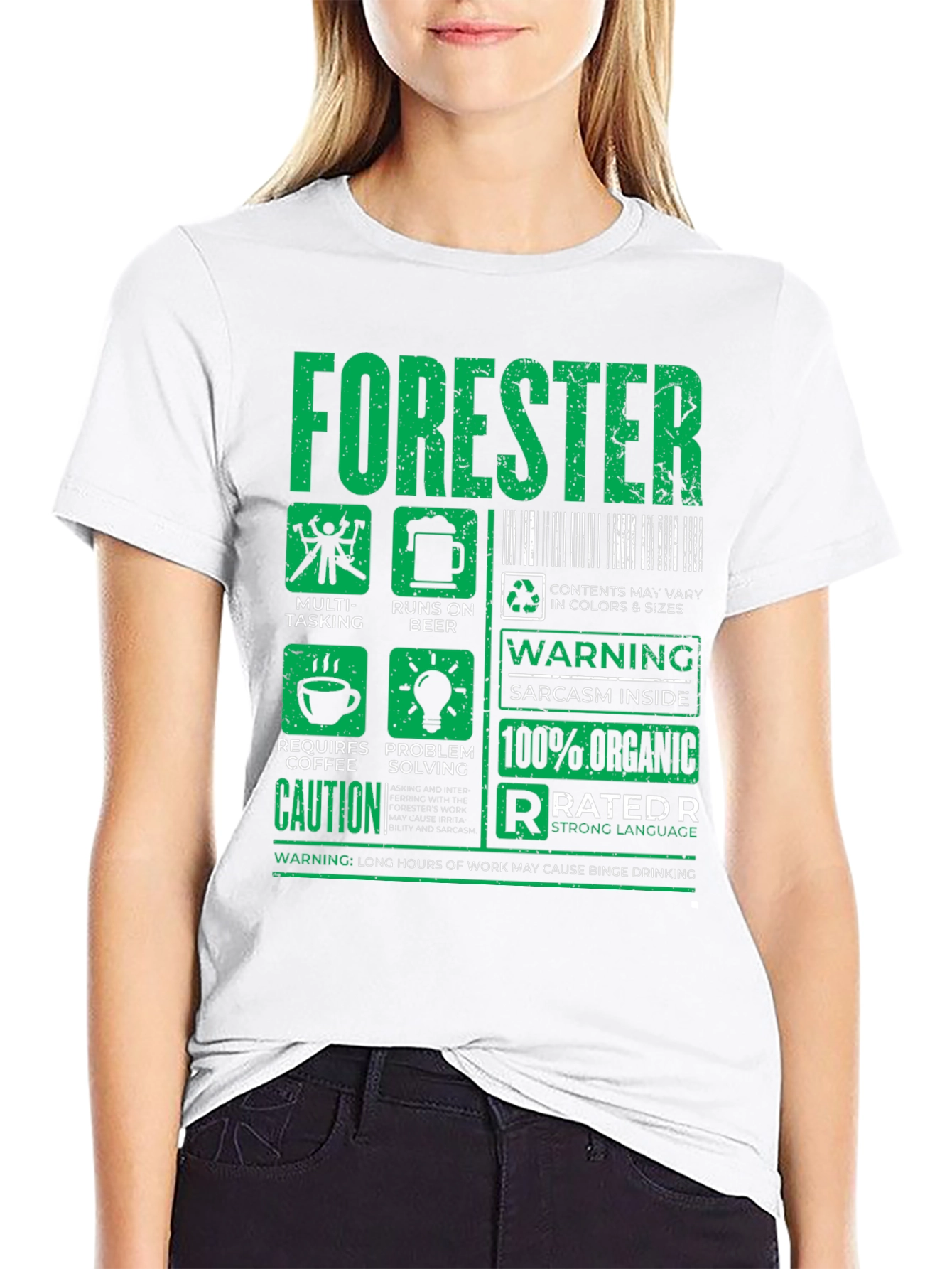 Black Forester Funny Job T-Shirt - Multi-Tasking, Runs on Beer! view 9