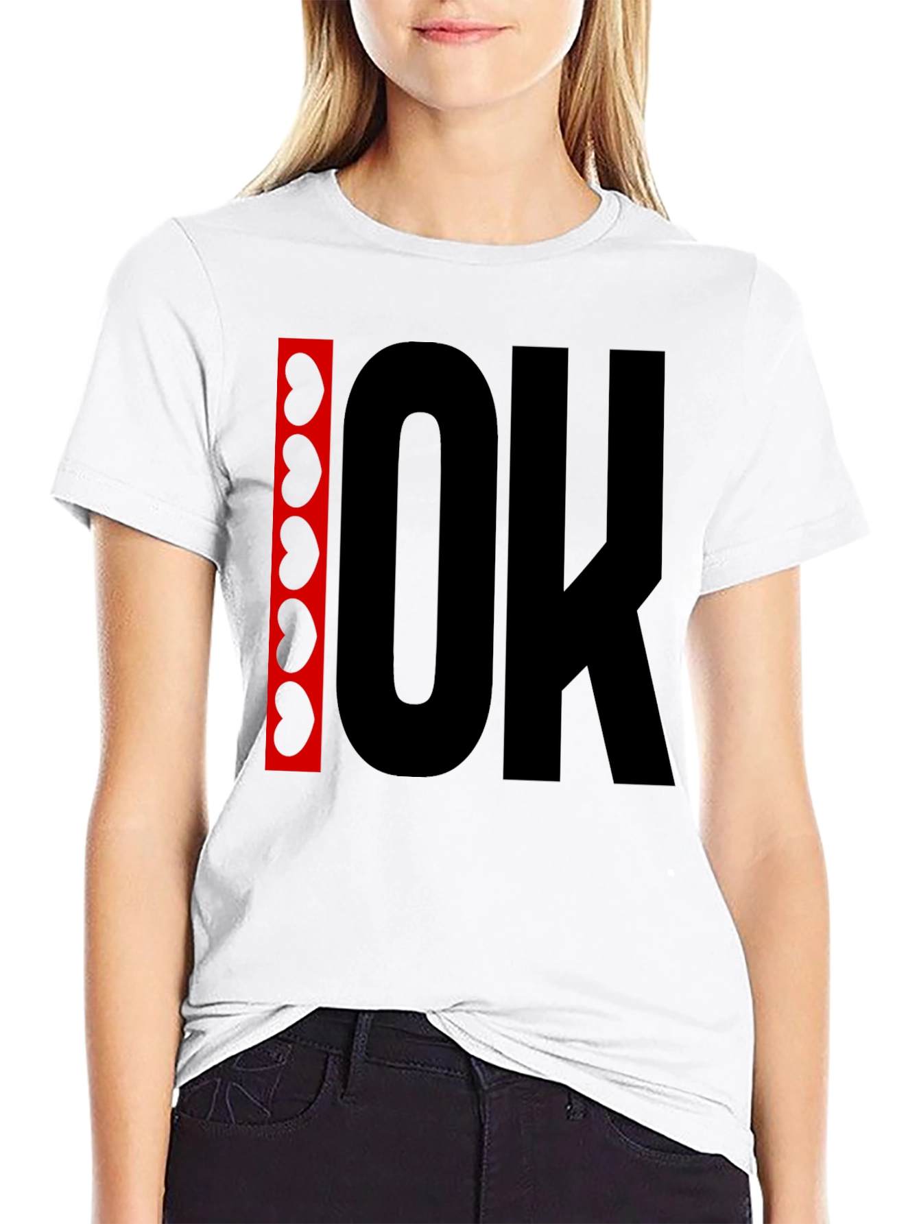 Black Funny Kidney OK Graphic T-Shirt - Unisex view 9