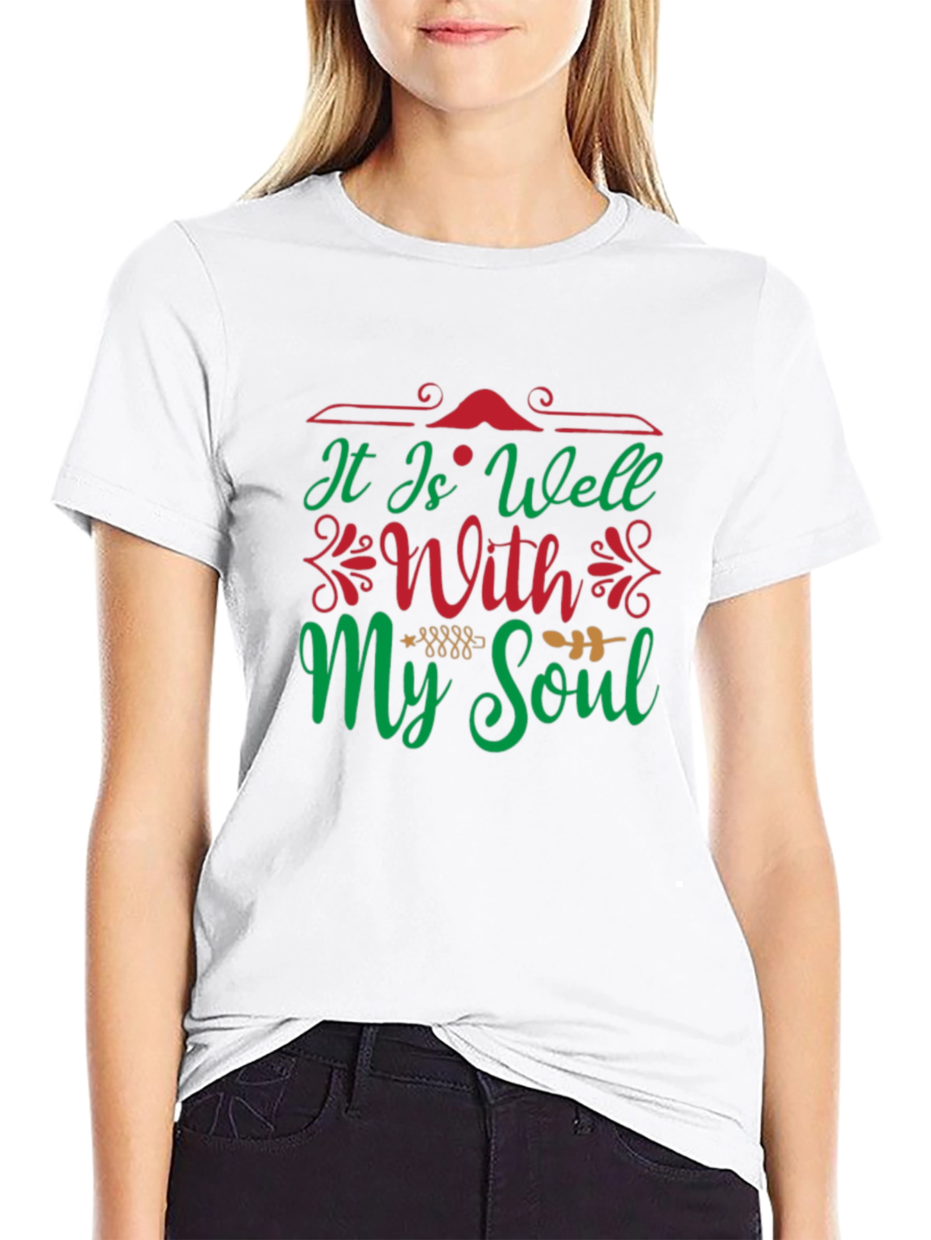 Black It Is Well With My Soul T-Shirt view 9