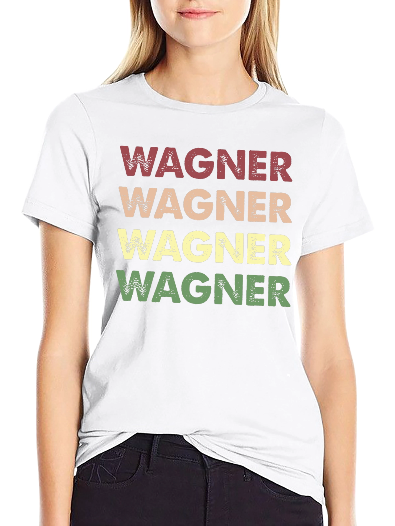 Black Wagner Retro T-Shirt view 9