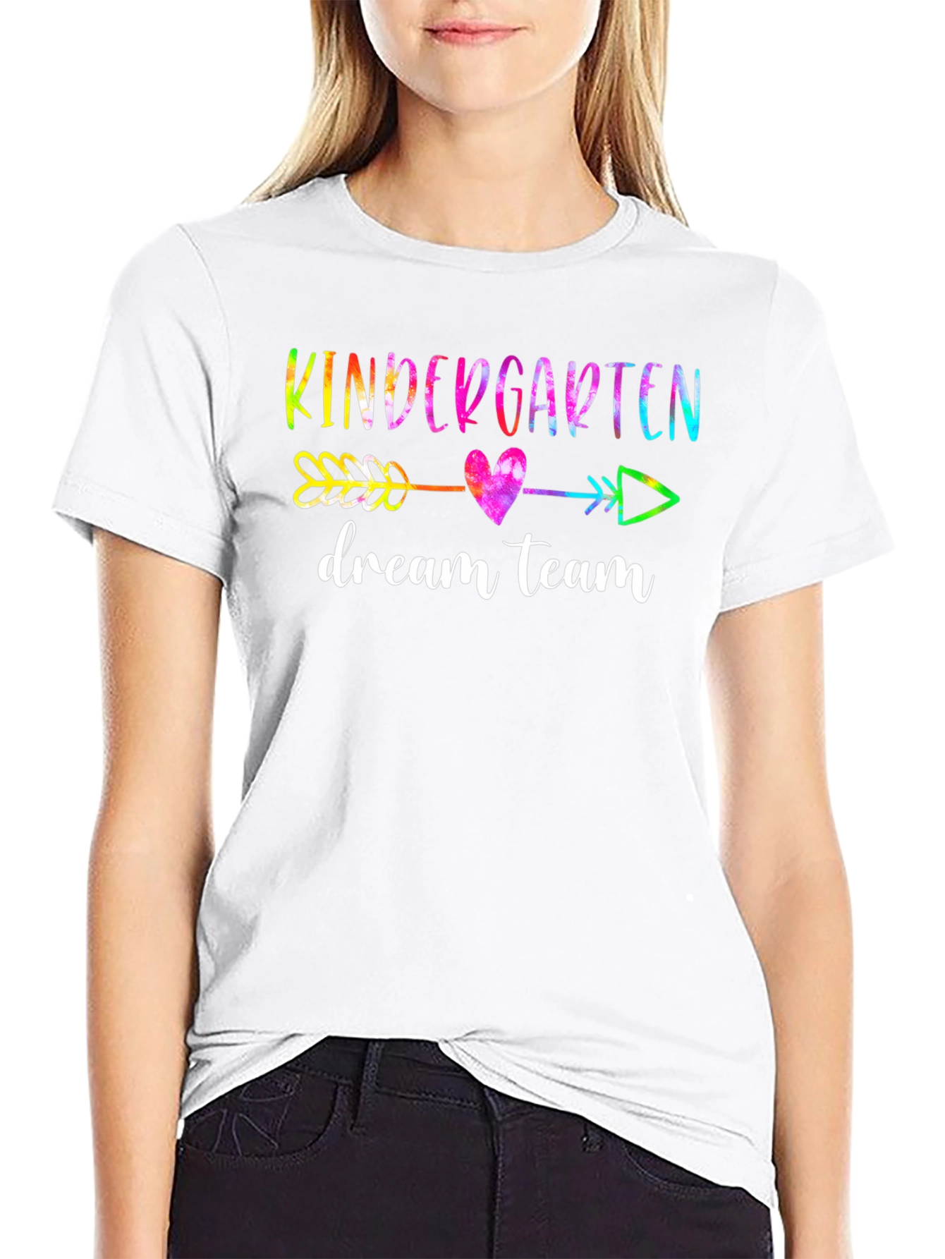 Black Kindergarten Dream Team T-Shirt view 9