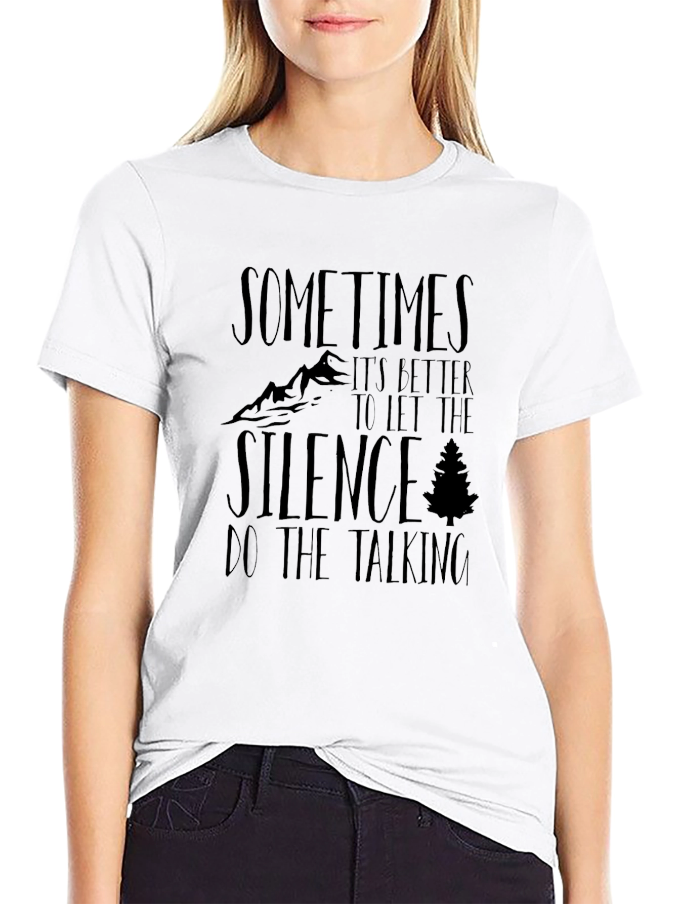Black Silence Talking T-Shirt view 9