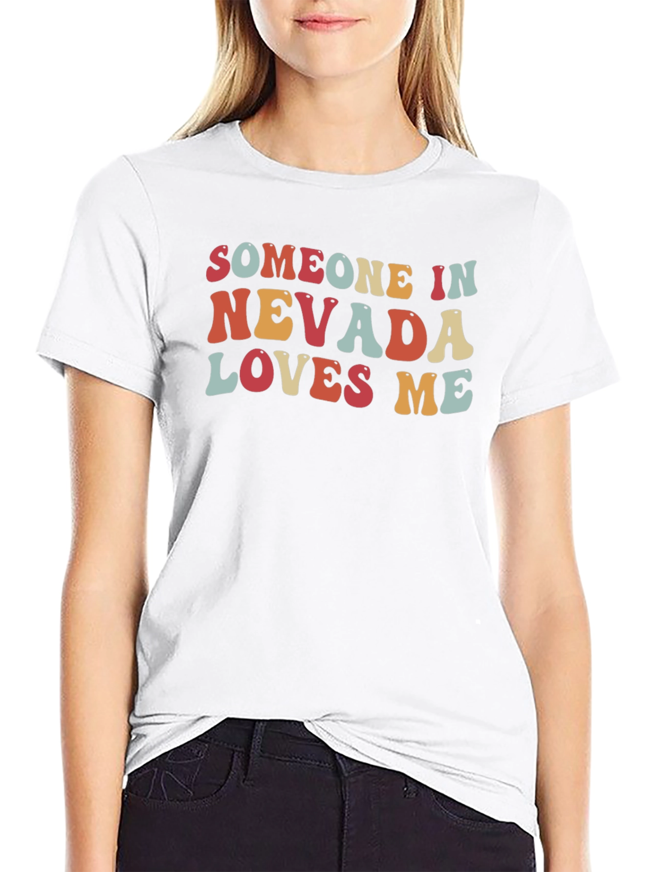 Someone In Nevada Loves Me Graphic T-Shirt - 9