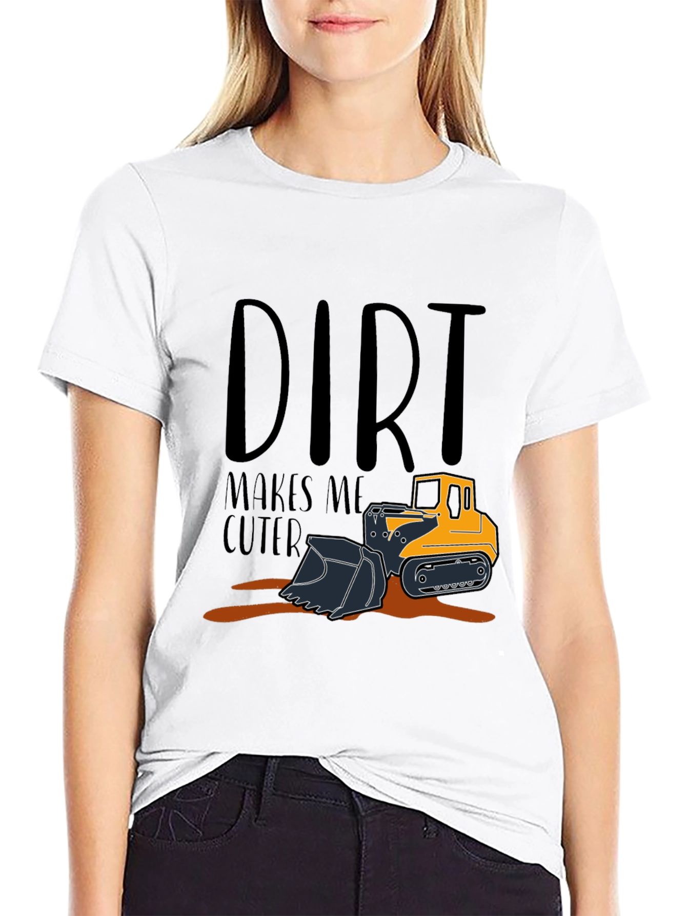 Black Dirt Makes Me Cuter T-Shirt view 9