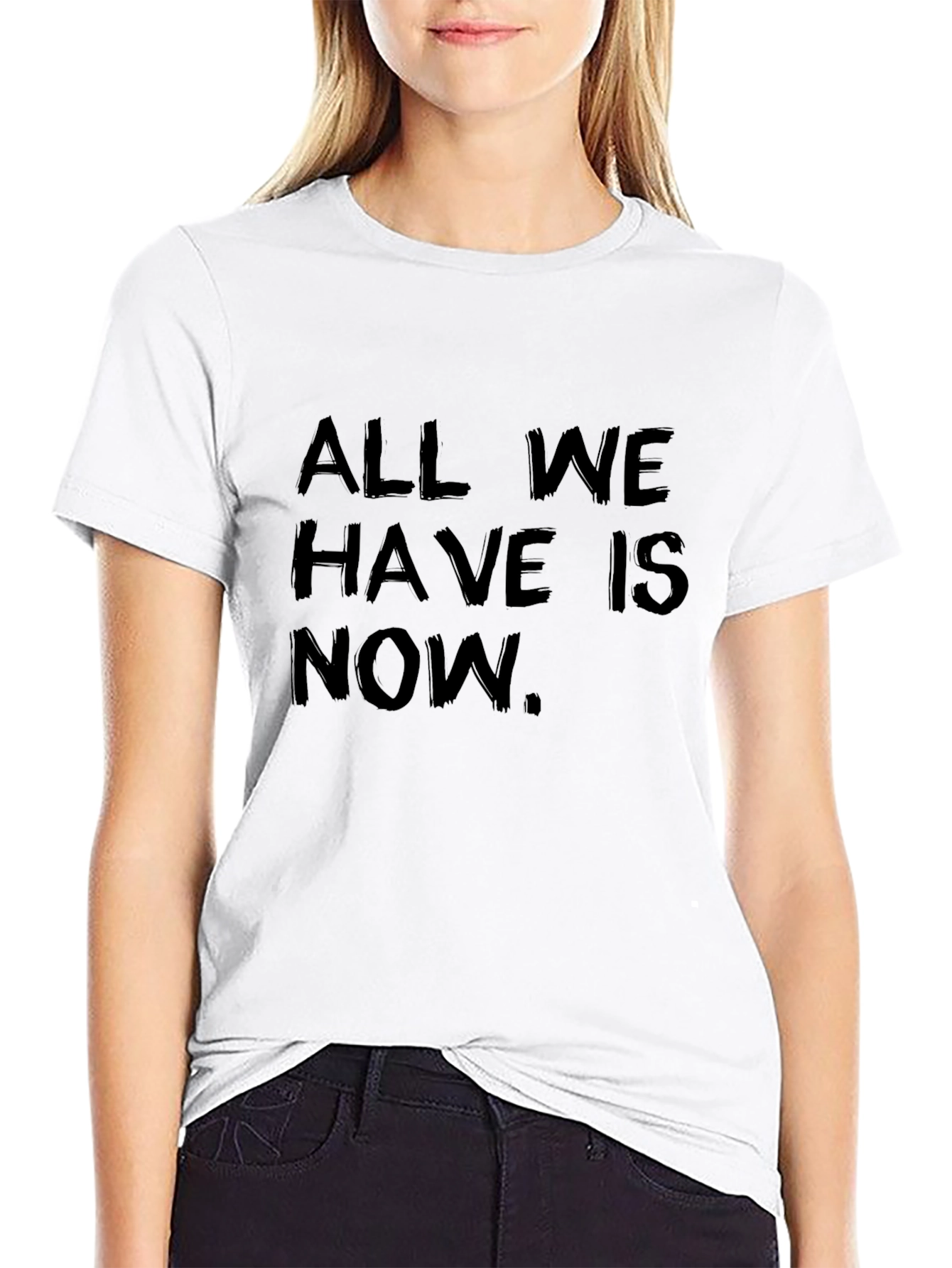 Black All We Have is Now - Men's Black Graphic Tee view 9