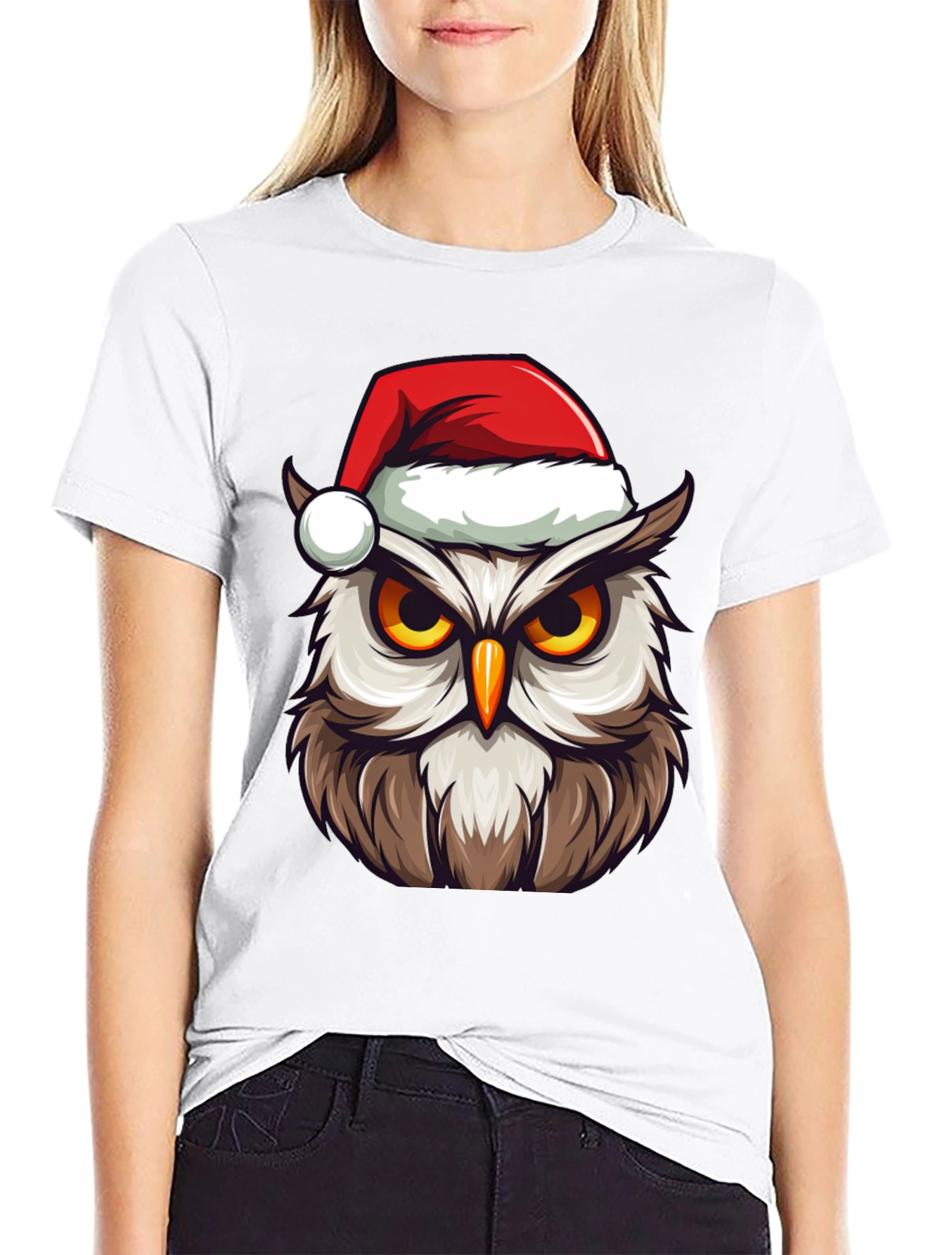 Festive Owl Graphic Tee - 9