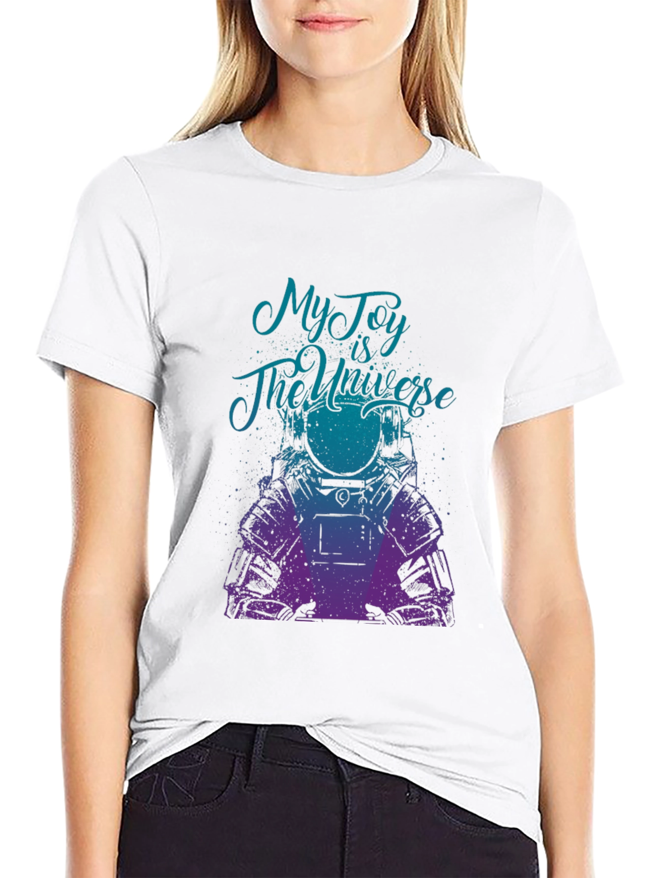 Black My Joy is the Universe Graphic T-Shirt view 9