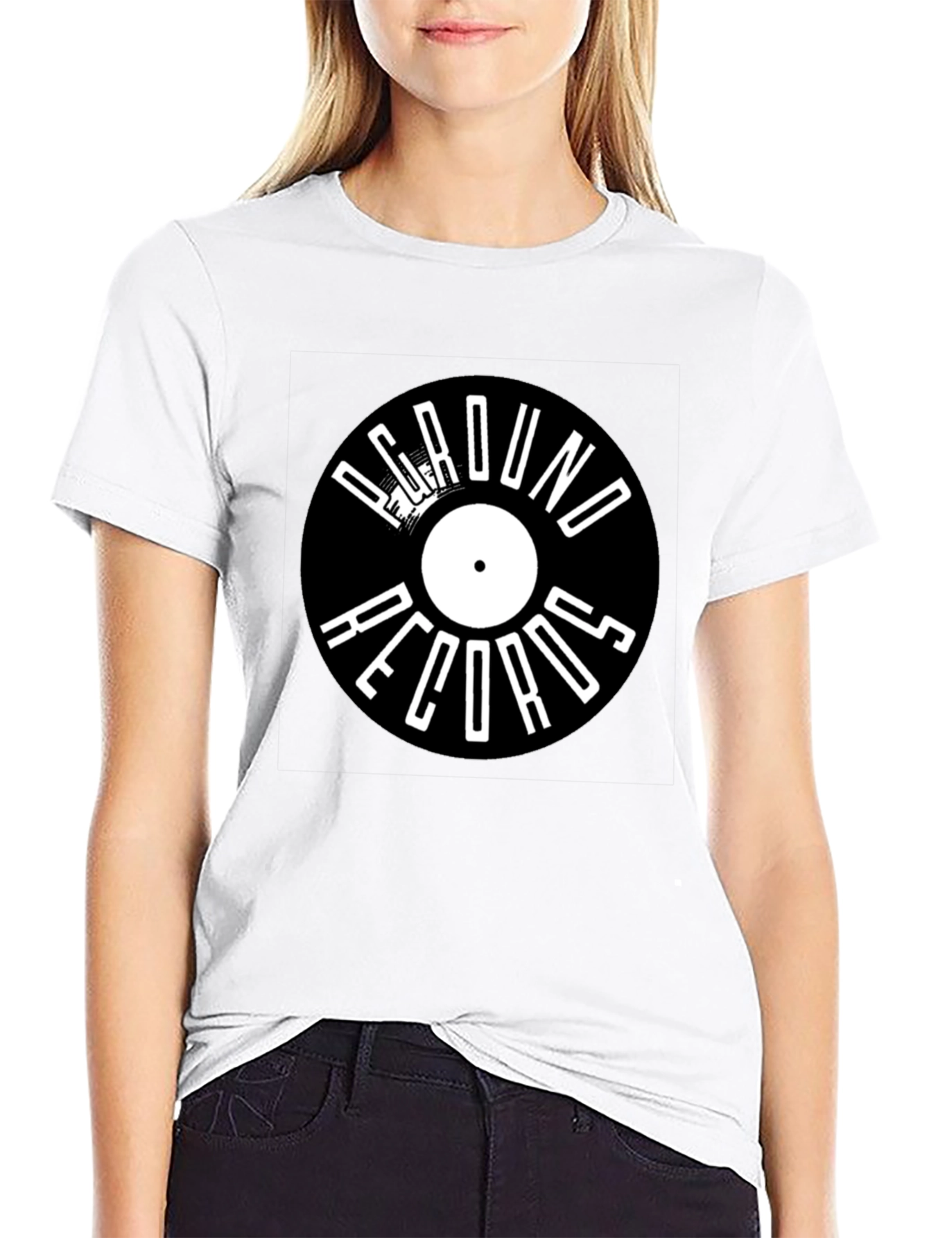 Black Underground Records Vinyl T-Shirt view 9