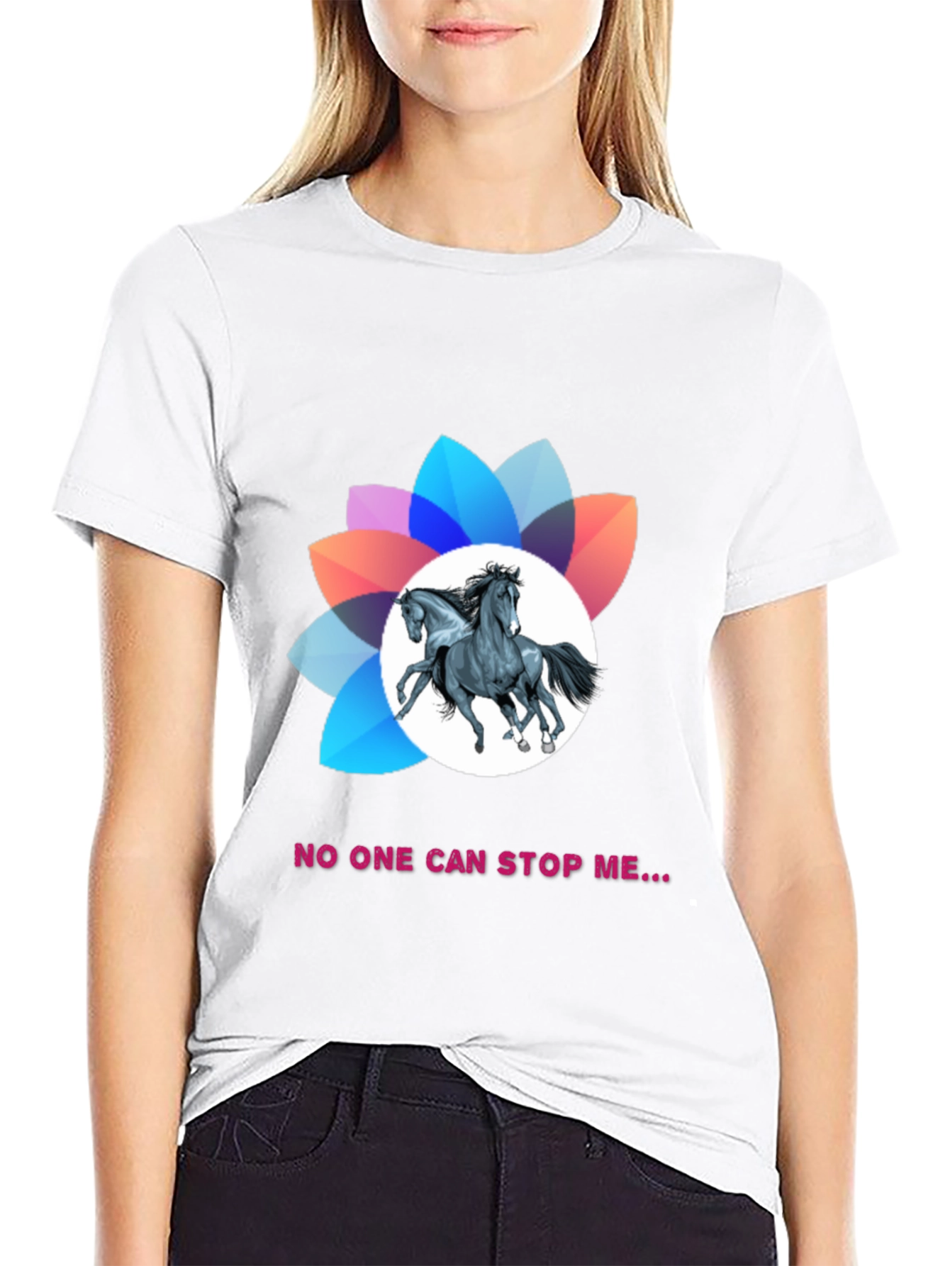 Black Horse Power T-Shirt view 9