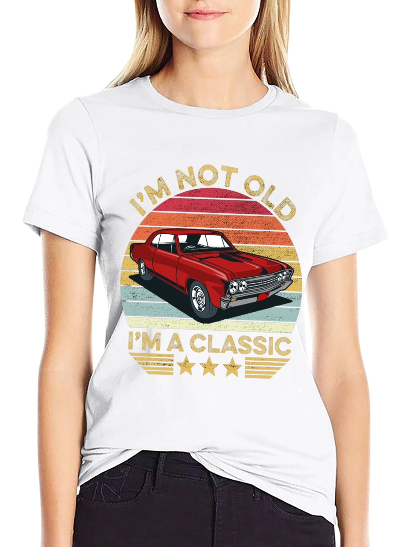 Black I'm Not Old I'm A Classic T-Shirt view 9