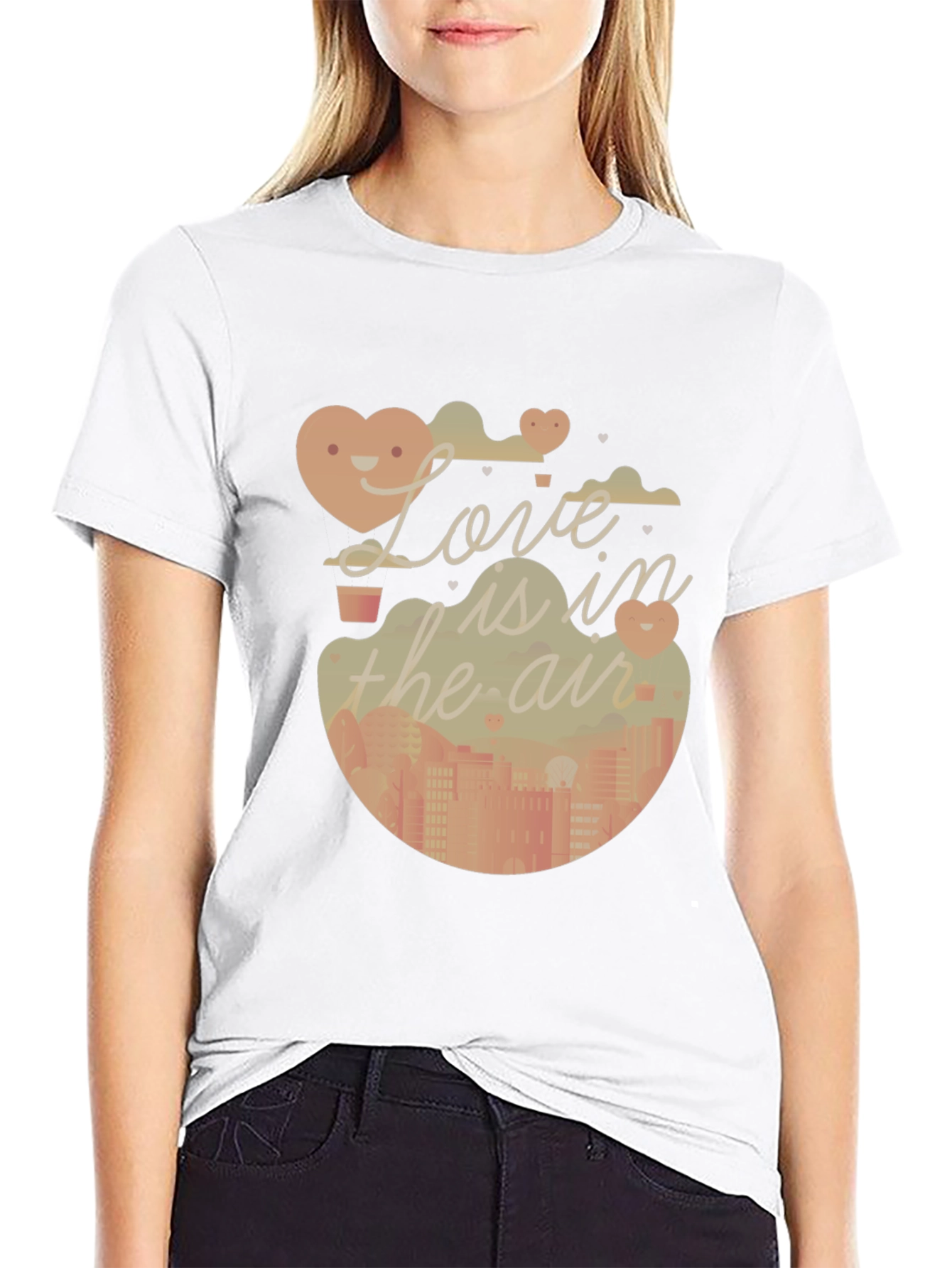 Black Love is in the Air Graphic Tee - Soft Cotton Blend view 9