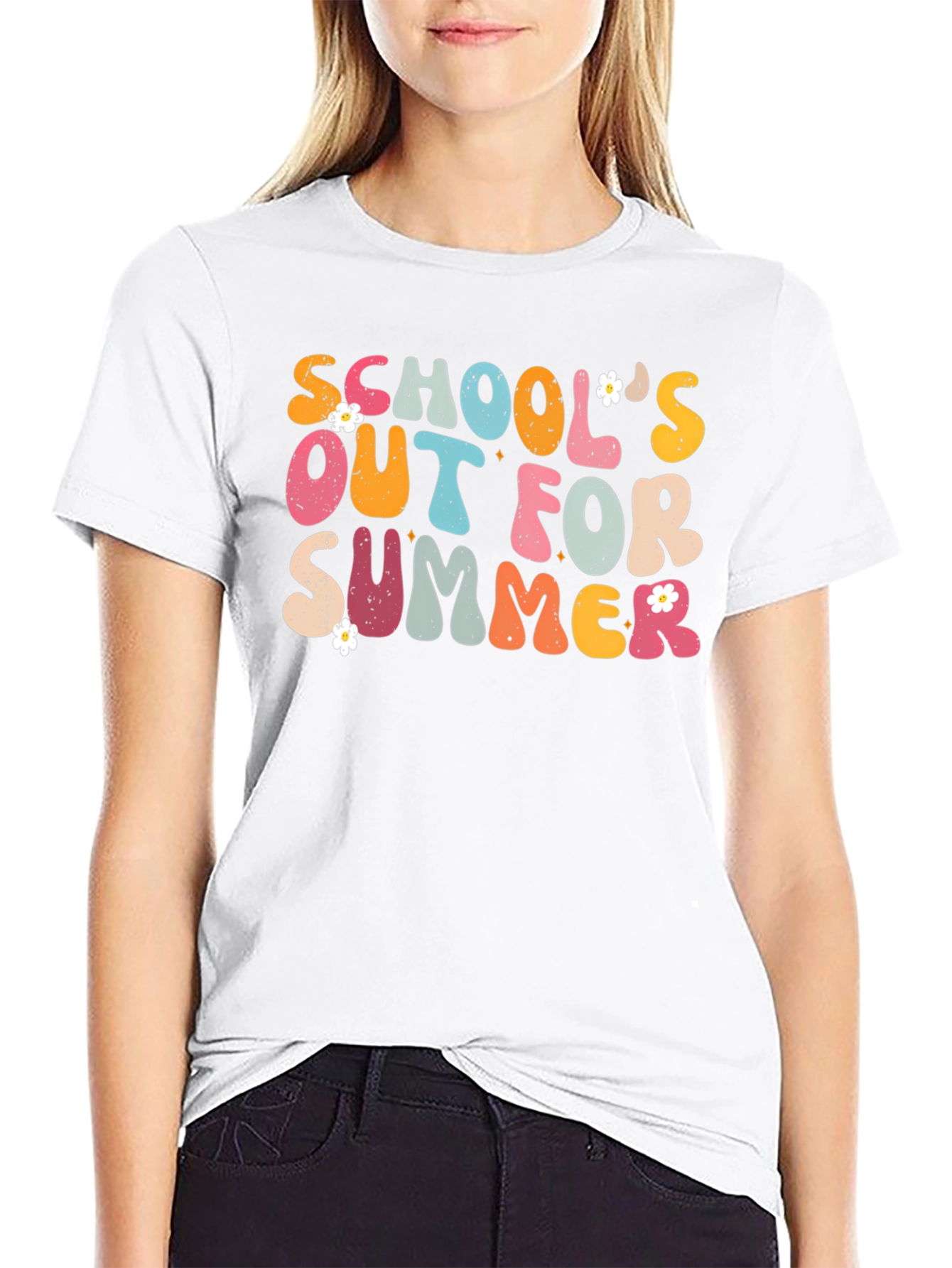 Black School's Out For Summer Graphic Tee view 9