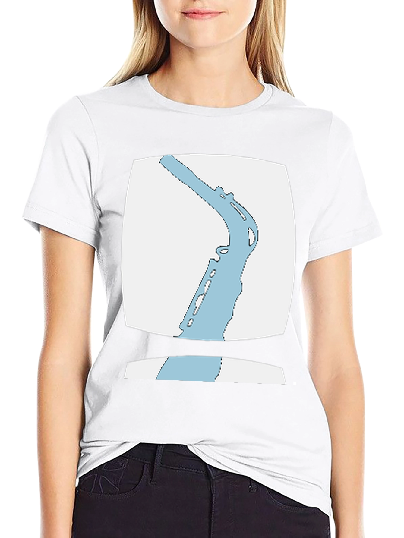 Black Saxophone Graphic T-Shirt view 9