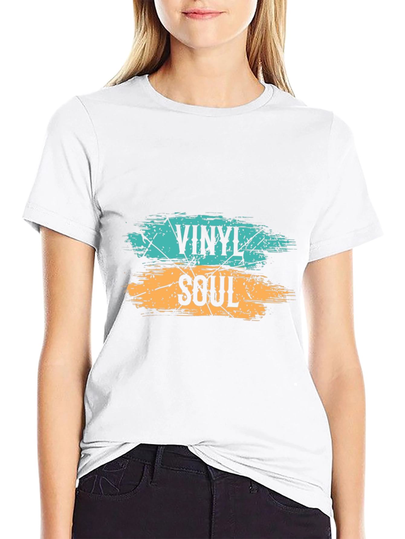 Black Vinyl Soul Graphic Tee - Stylish Music Lover Shirt view 9