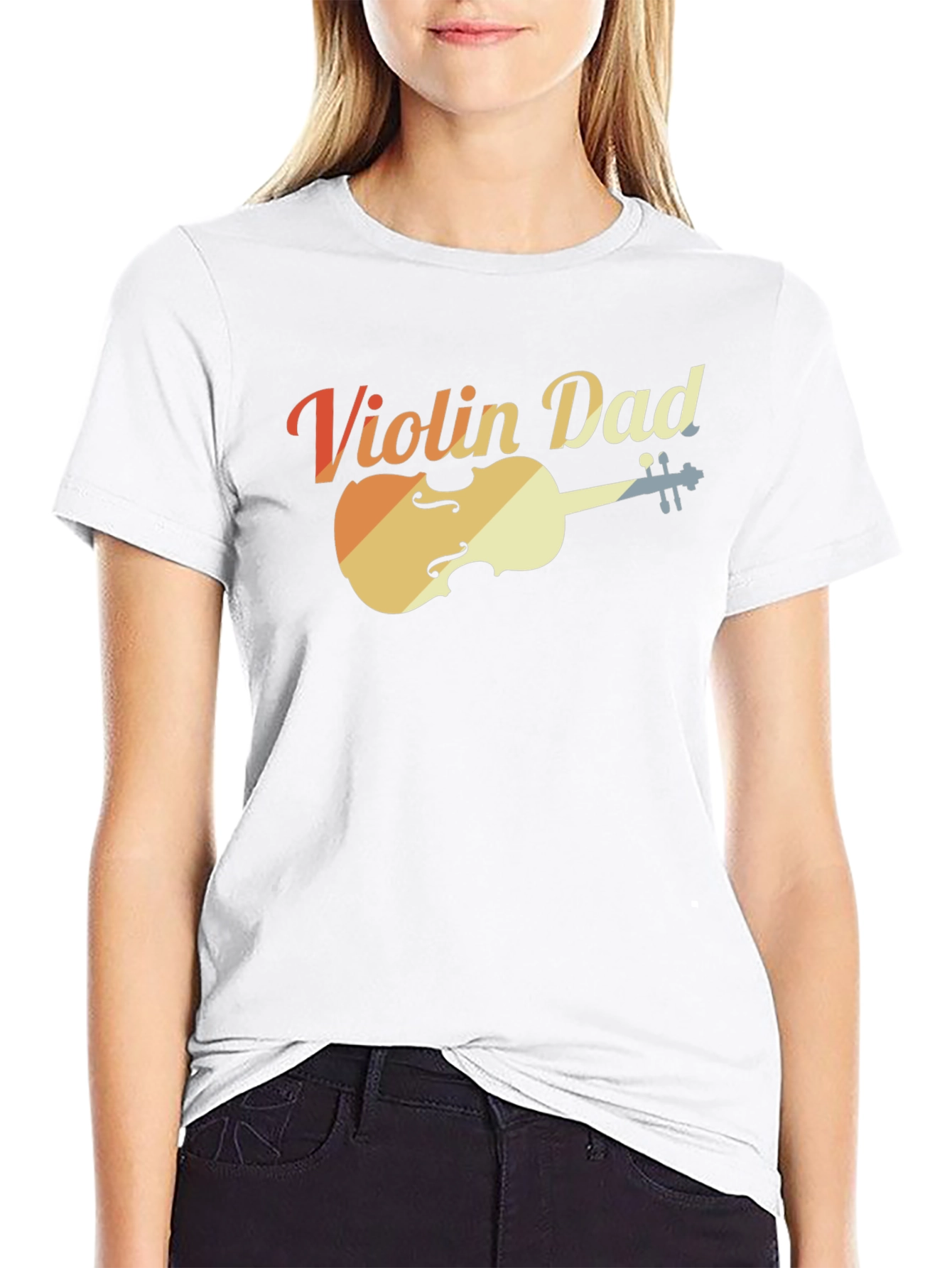Black Violin Dad T-Shirt view 9