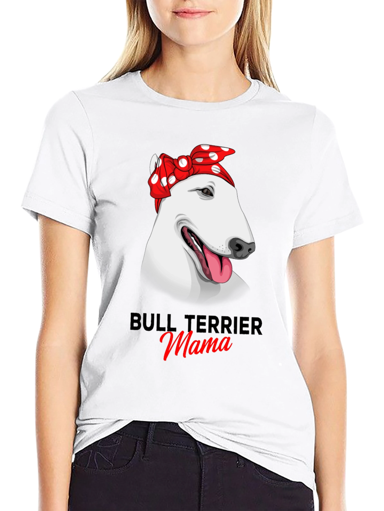 Bull Terrier Mama Graphic Tee - 9