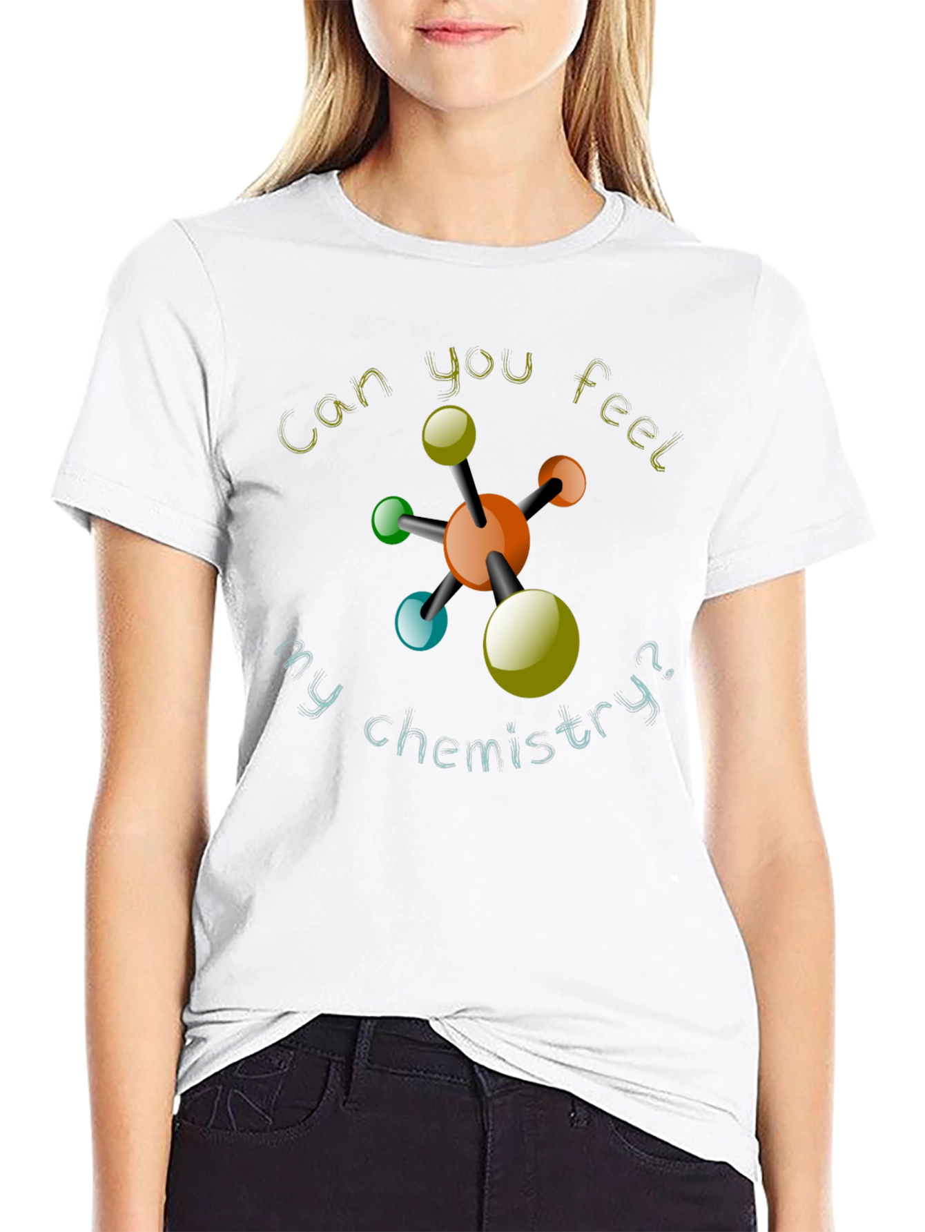Black Chemistry Humor Black T-Shirt view 9