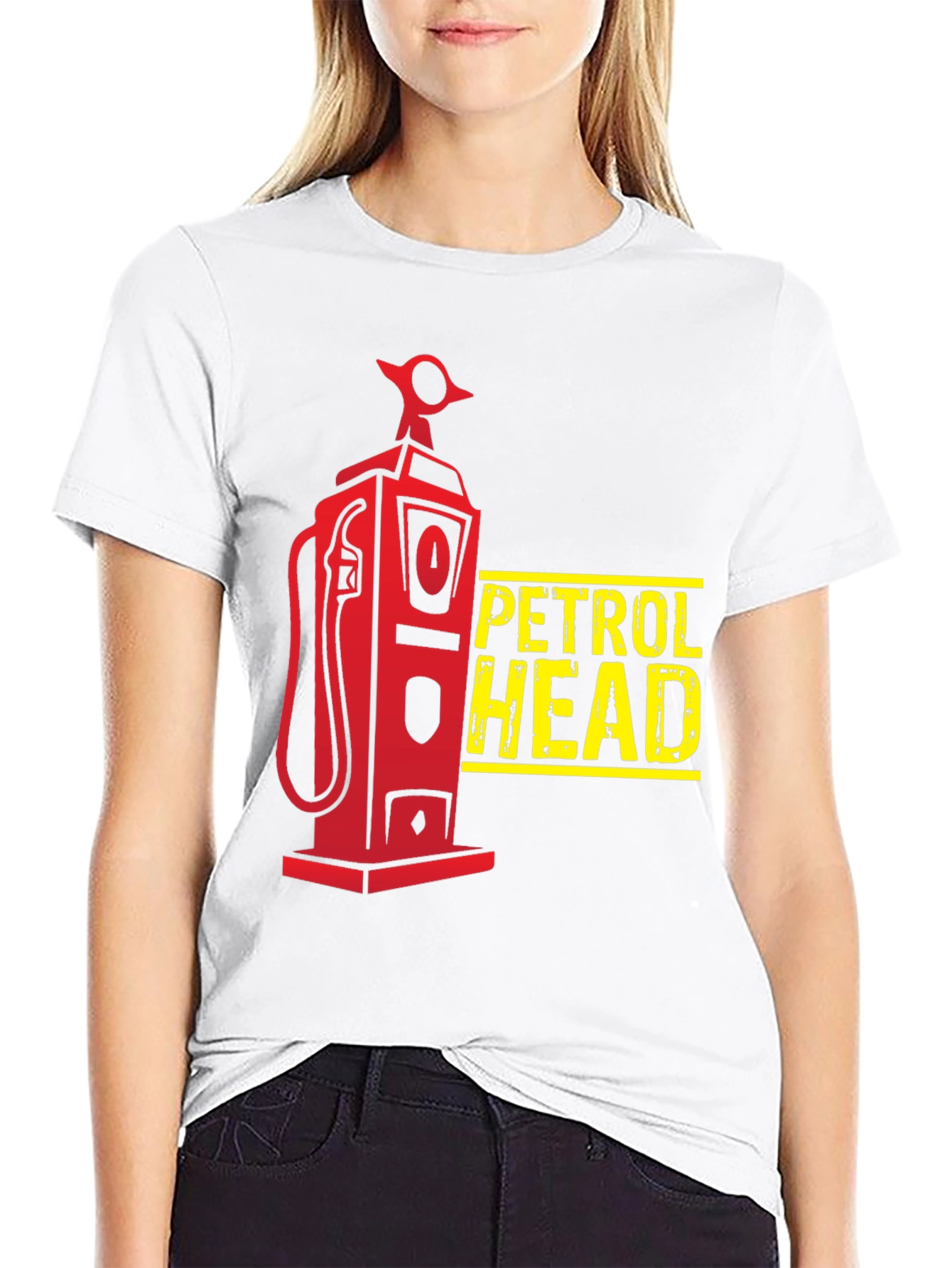 Black Petrol Head Graphic Tee - Black Cotton view 9