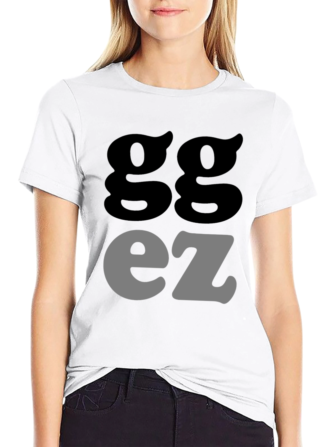 Black GG EZ Graphic Tee - Gamer T-Shirt view 9