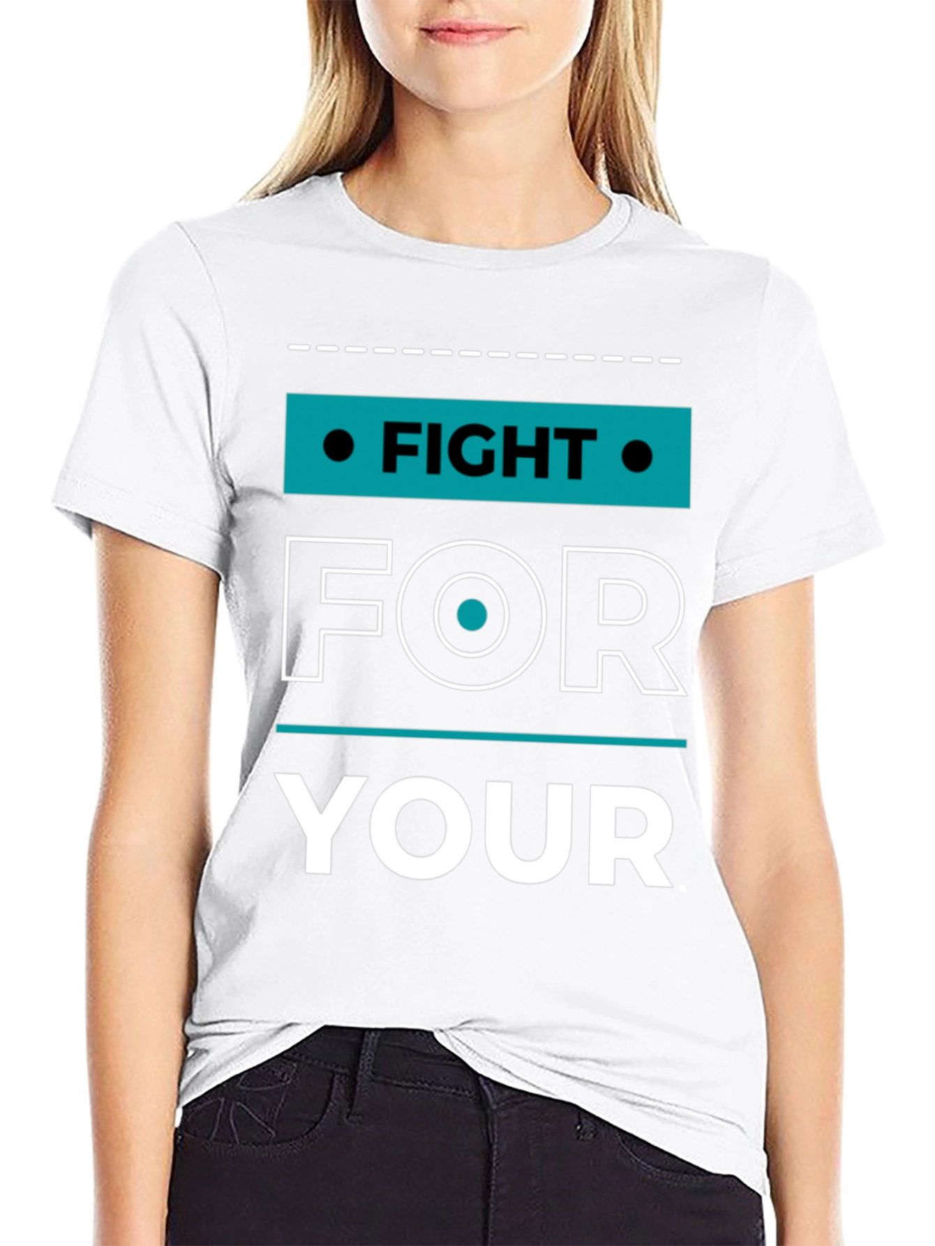 Black Fight For Your T-Shirt view 9