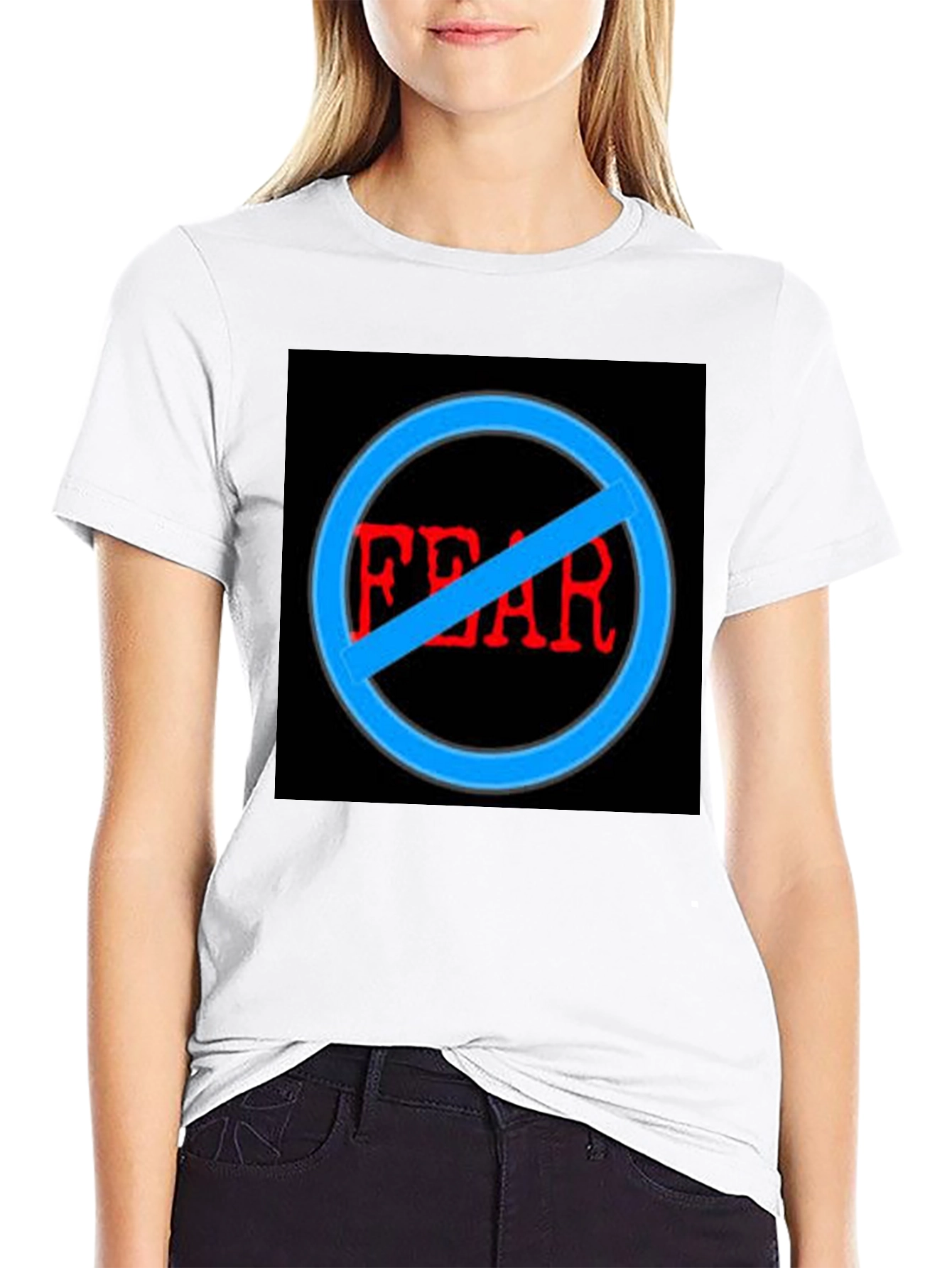 Black No Fear Graphic Black T-Shirt view 9