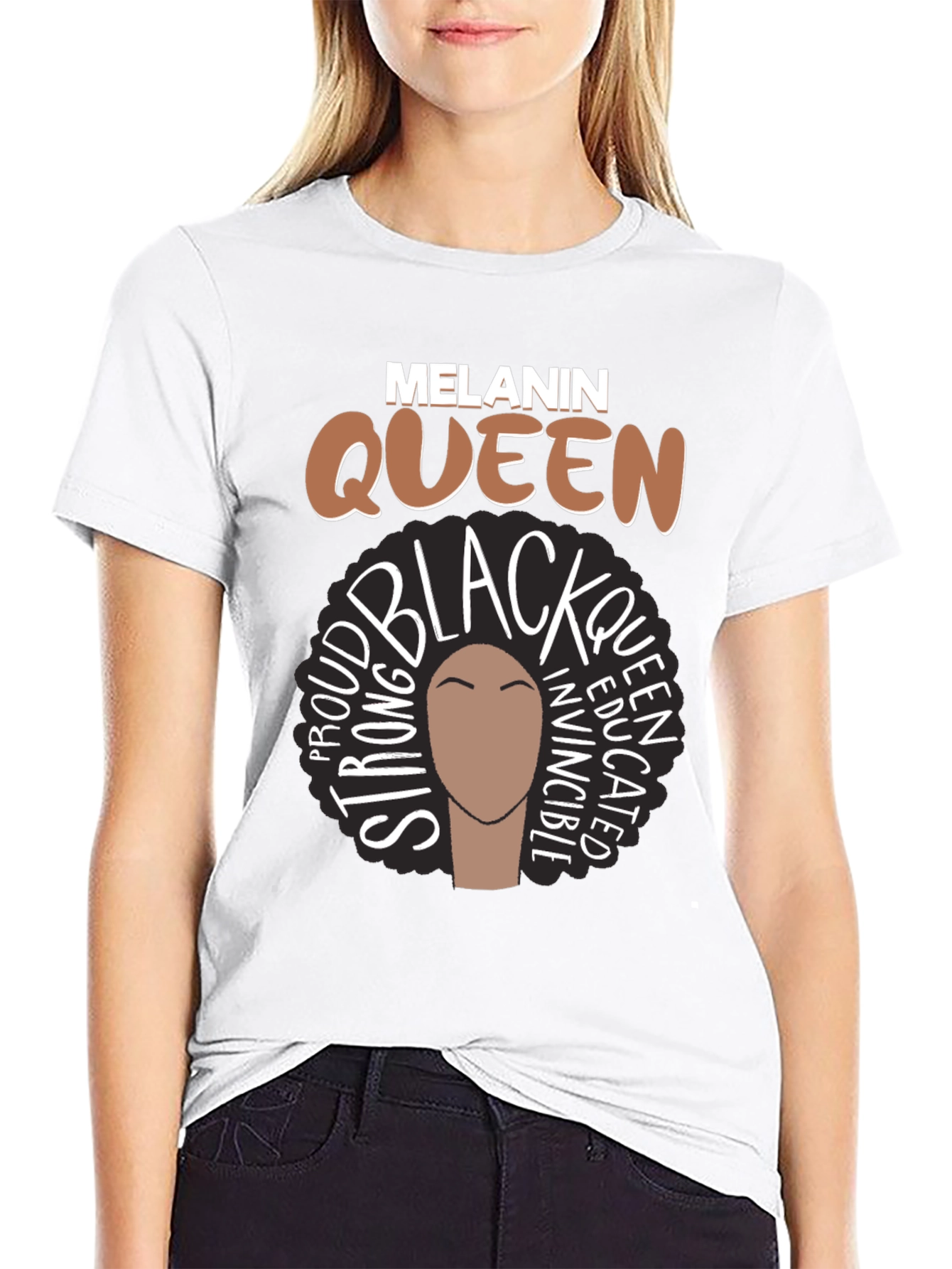 Melanin Queen Black Pride T-Shirt - Empowering Women's Tee - 9