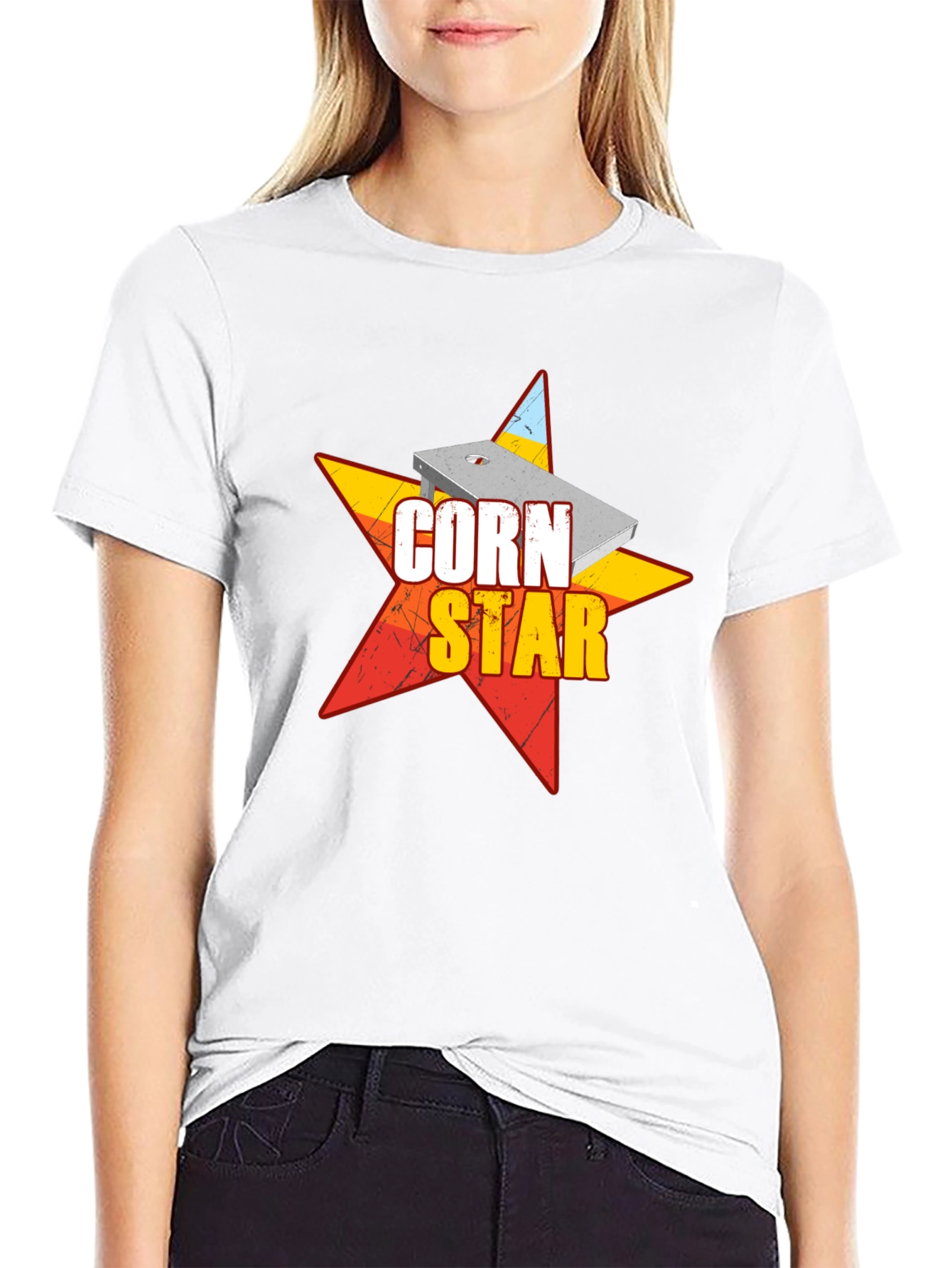 Black Corn Star Graphic T-Shirt view 9