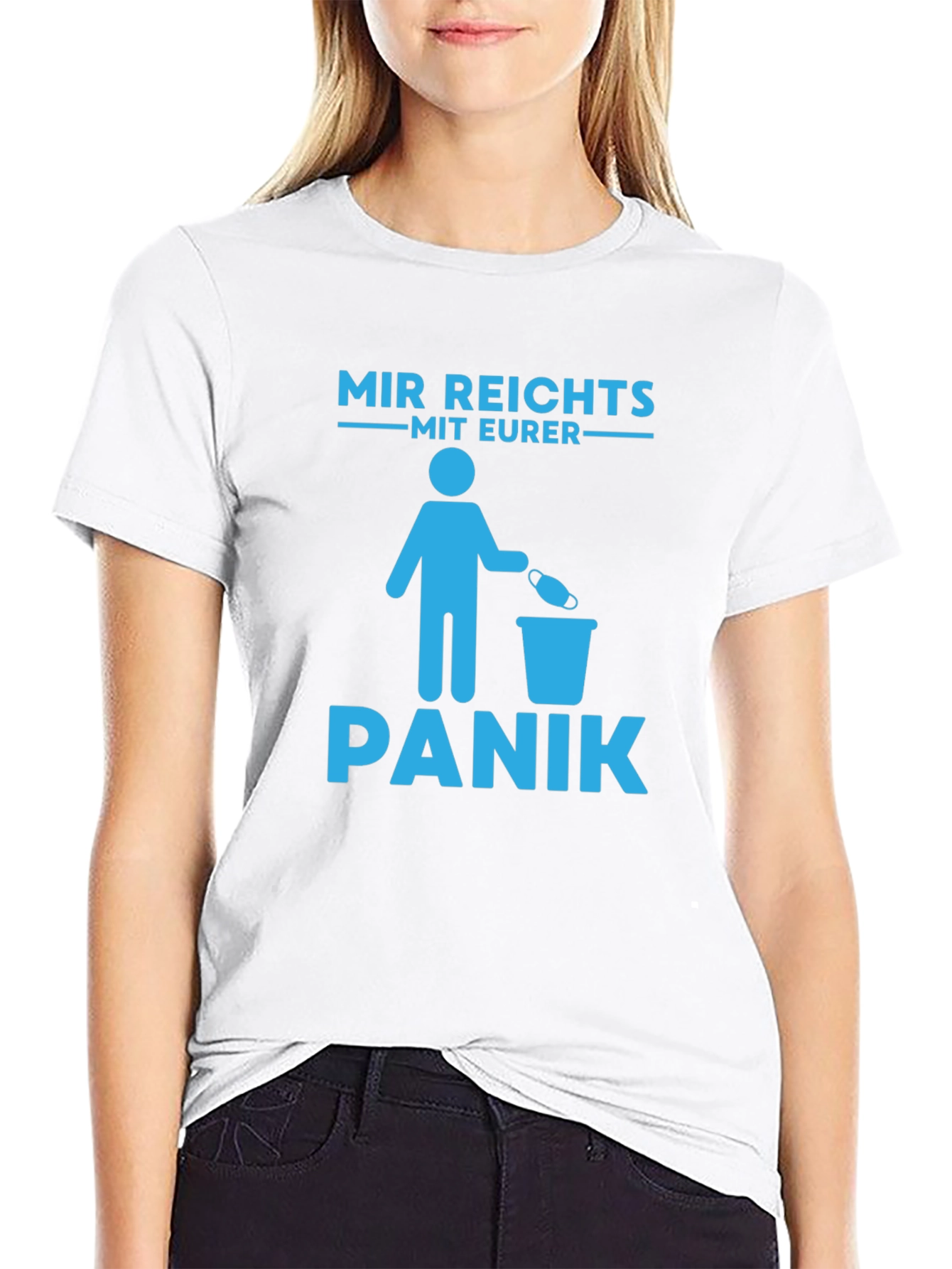 Black Mir Reichts Mit Eurer Panik T-Shirt view 9