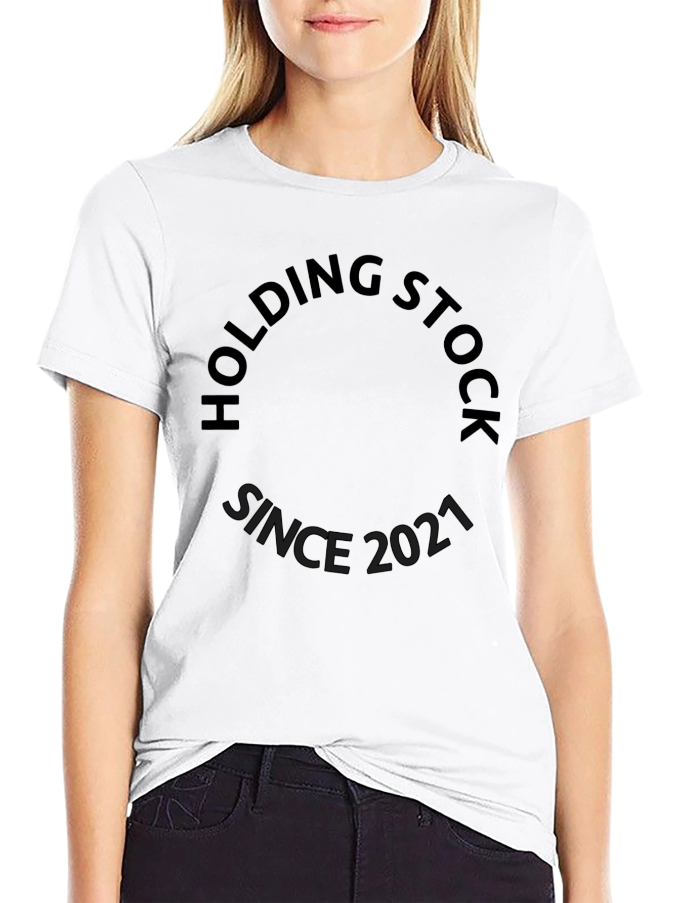 Black Holding Stock Since 2021 Black T-Shirt view 9