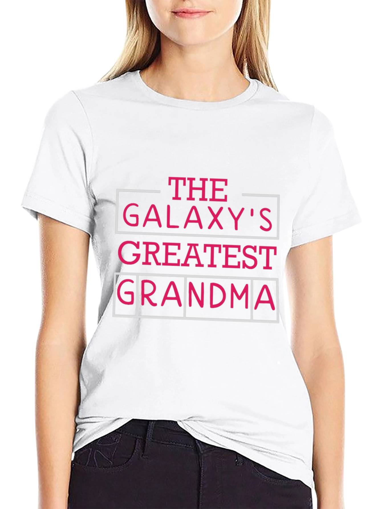 Black Galaxy's Greatest Grandma Black T-Shirt view 9
