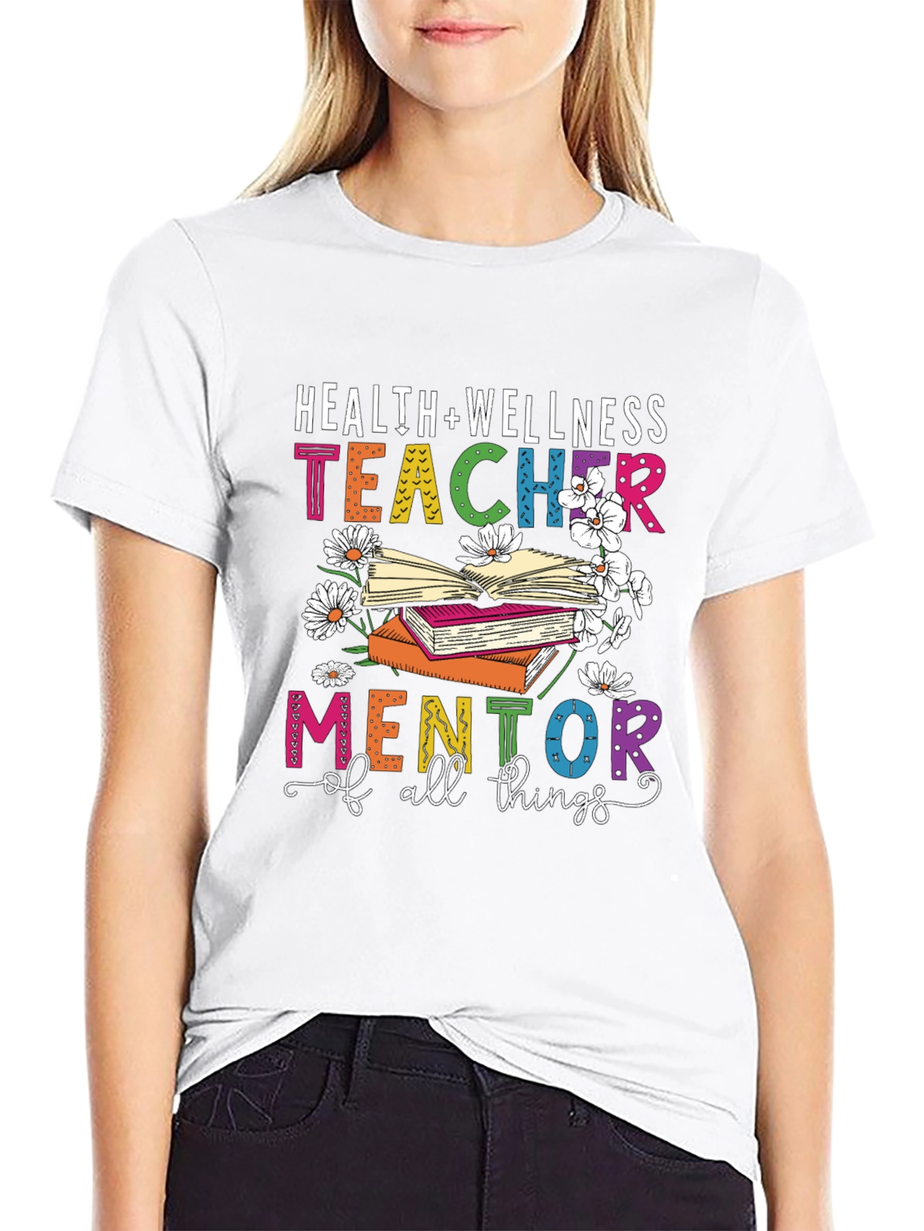 Black Health and Wellness Teacher T-Shirt Mentor of All Things view 9