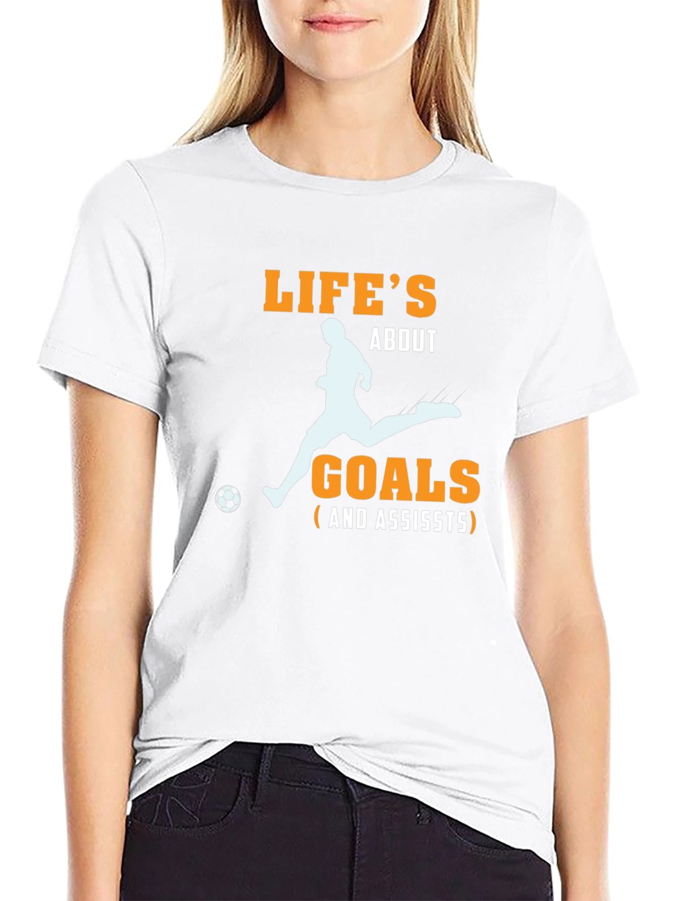Life's About Goals T-Shirt - Soccer Passion - 9