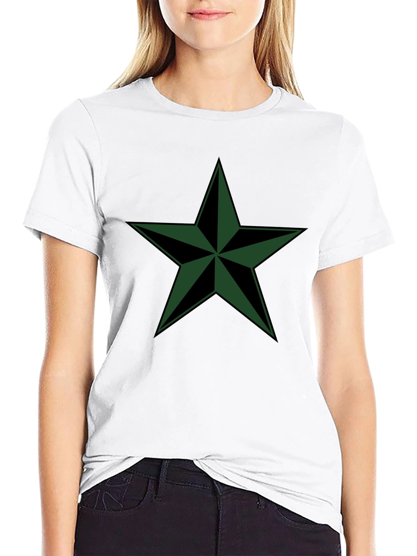 Black Star Graphic Black T-Shirt view 9