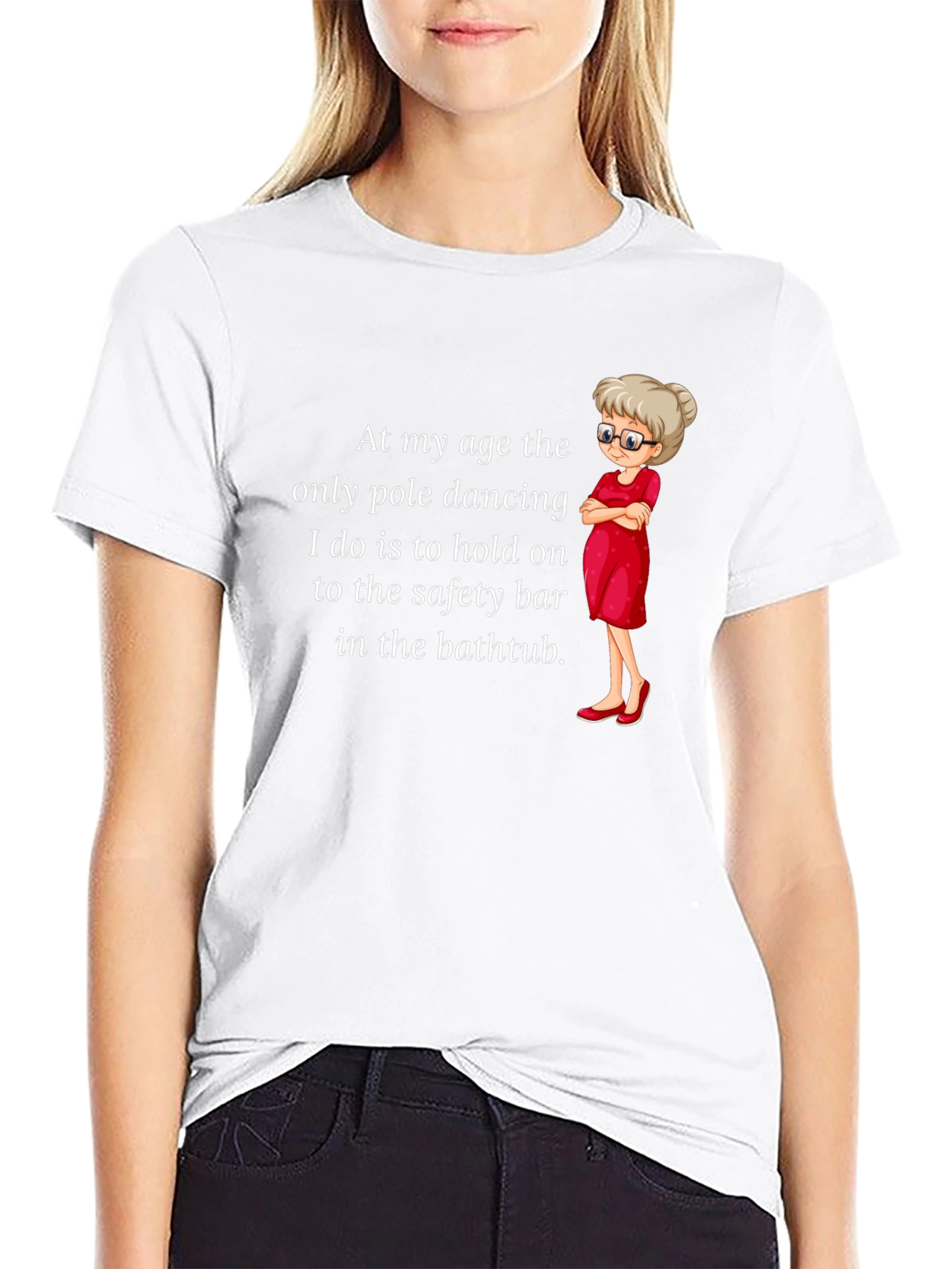 Black Funny Pole Dancing T-Shirt for Grandmas view 9