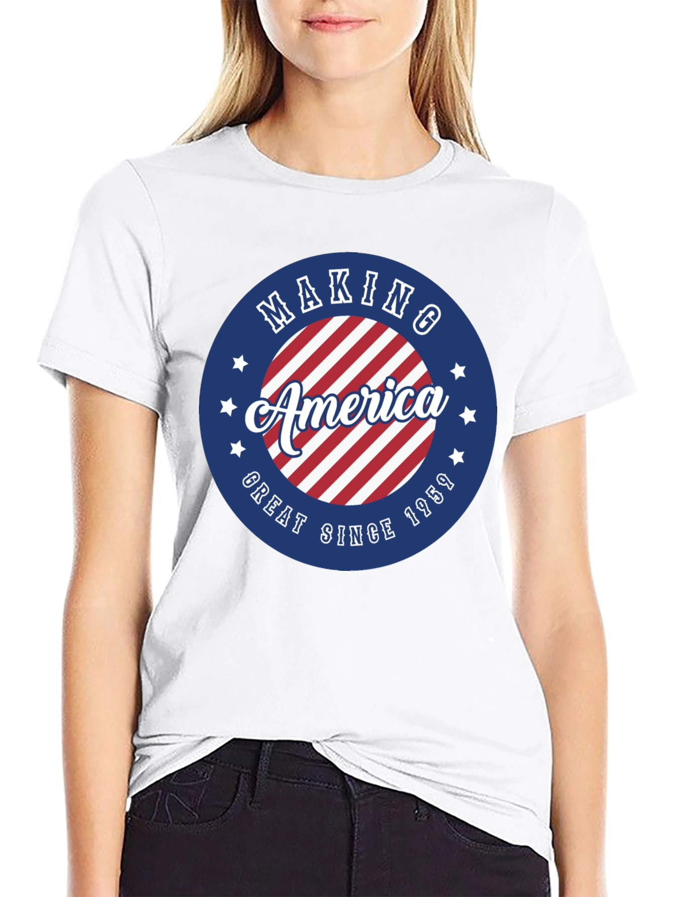 Black Making America Great Since 1959 T-Shirt view 9