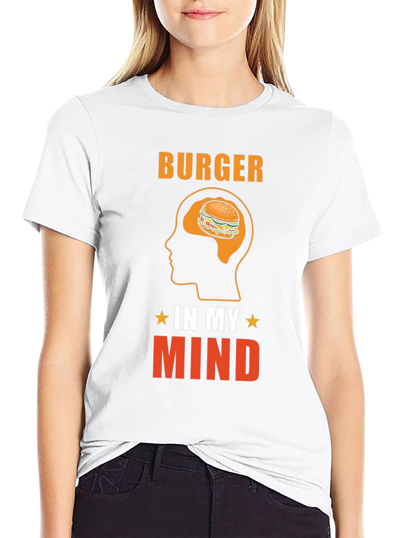 Burger In My Mind Graphic Tee - Foodie T-Shirt - 9