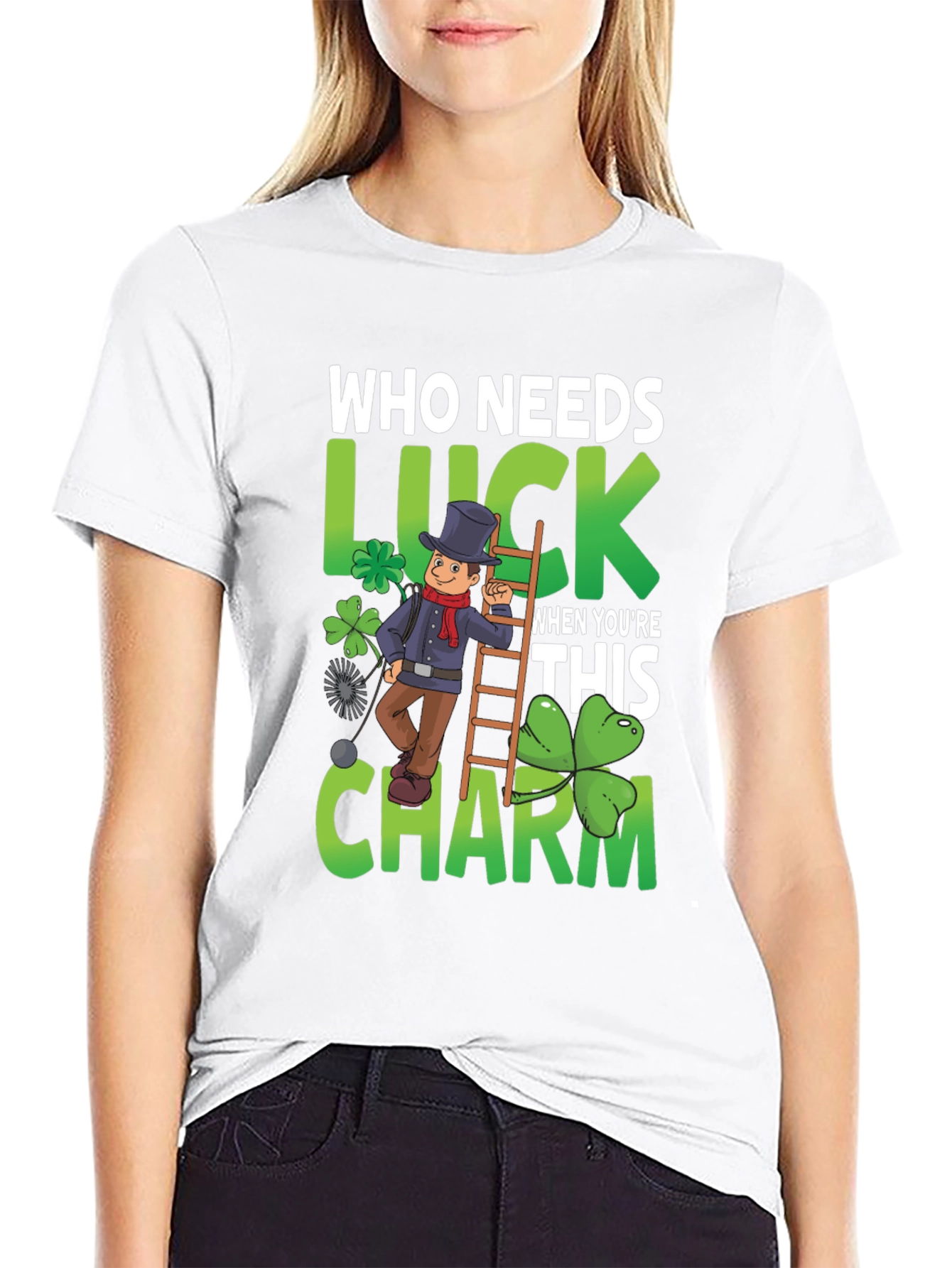 Lucky Charm Graphic T-Shirt - St. Patrick's Day - 9