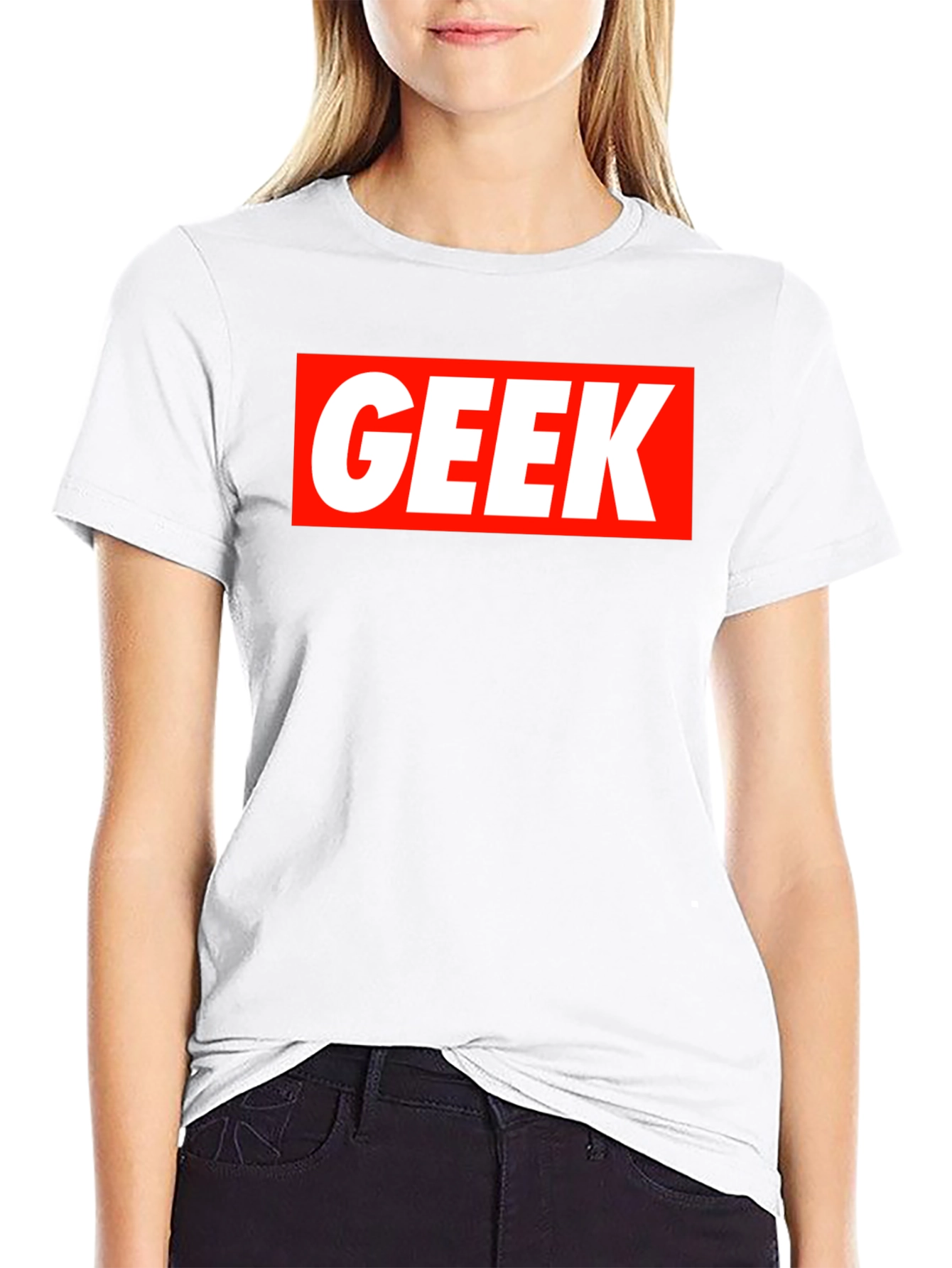 Black Geek Graphic Tee - Black Short Sleeve T-Shirt view 9
