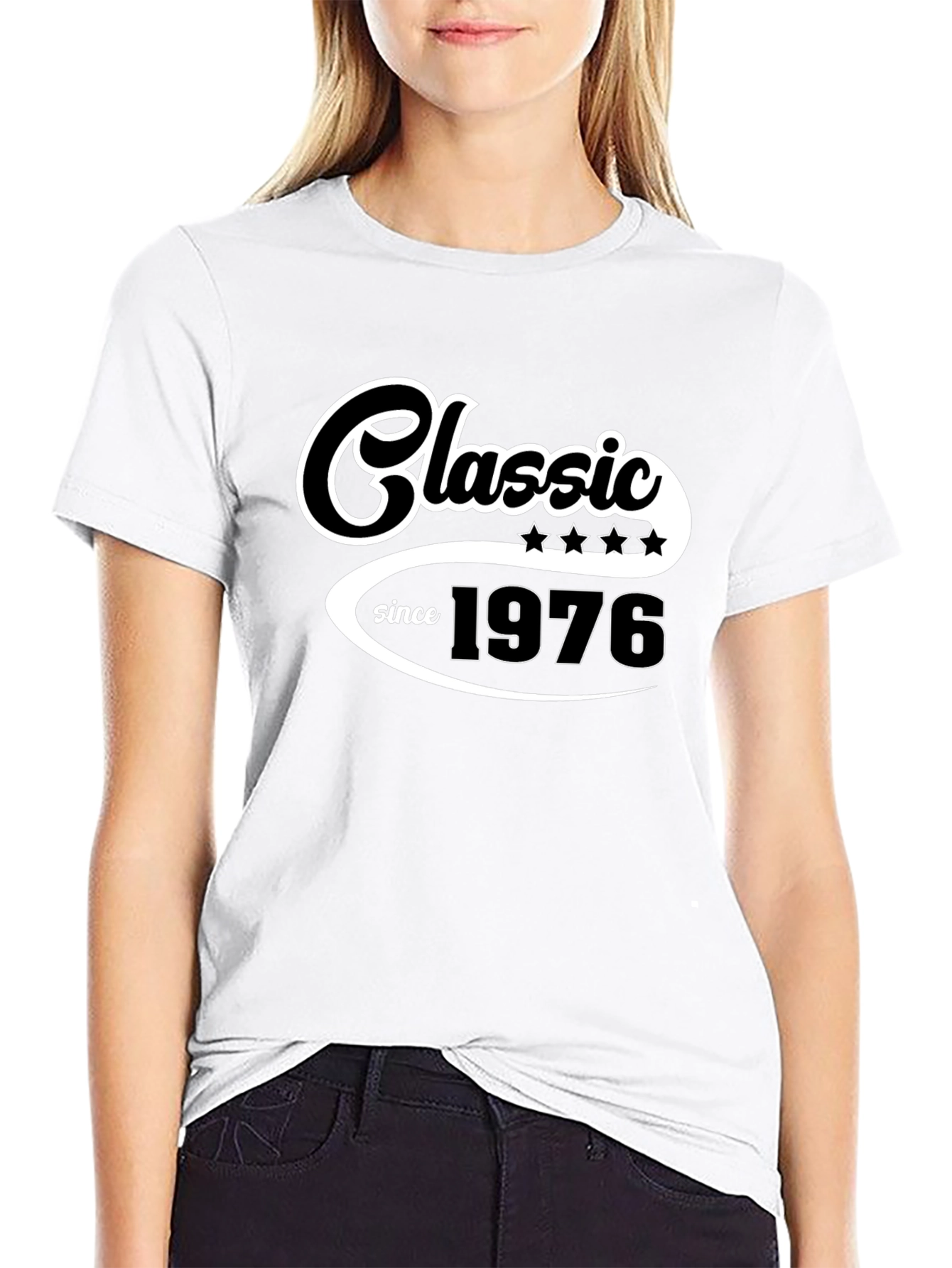 Black Classic Since 1976 Black T-Shirt view 9