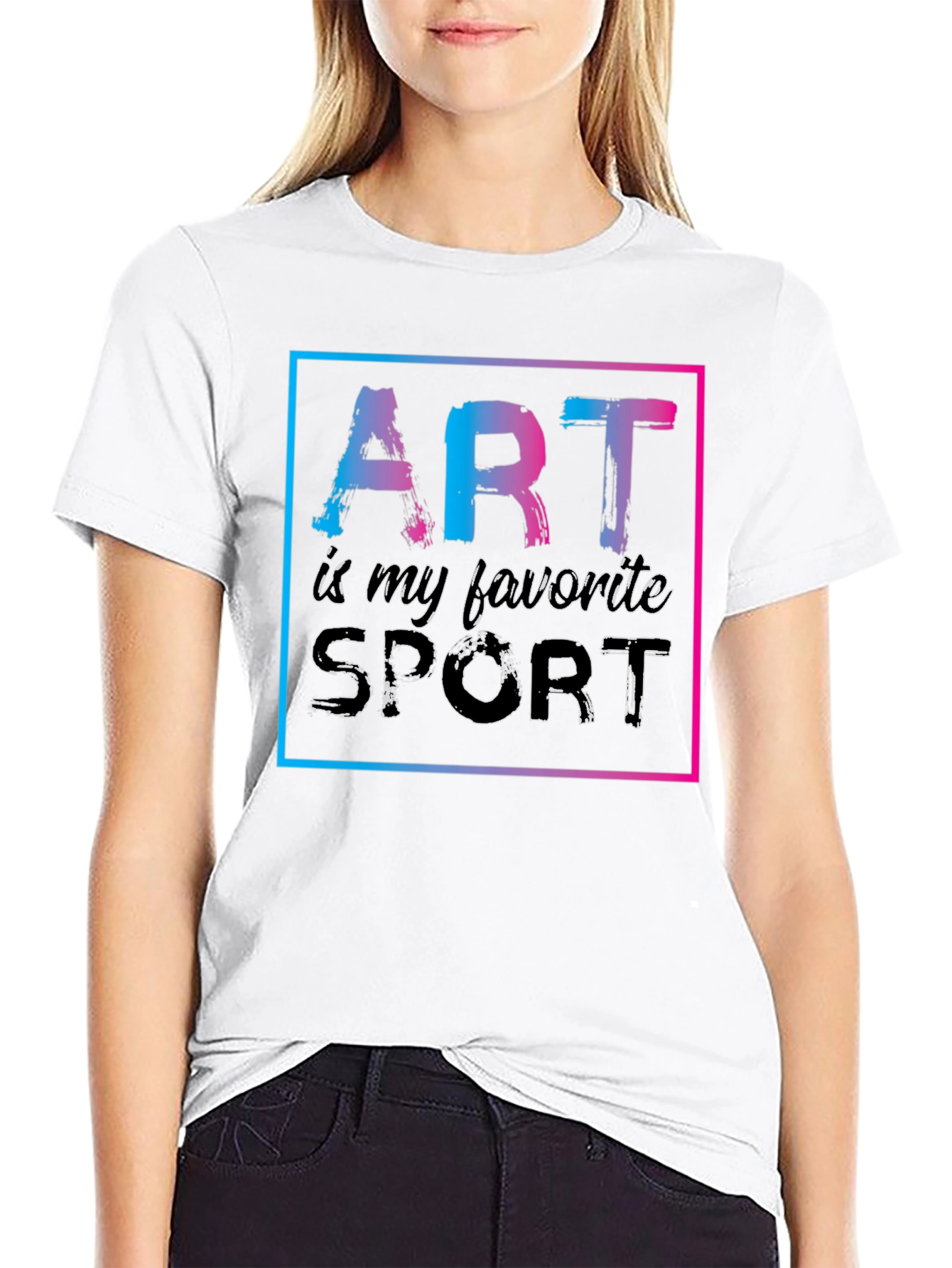 Black Art is My Favorite Sport Graphic T-Shirt view 9
