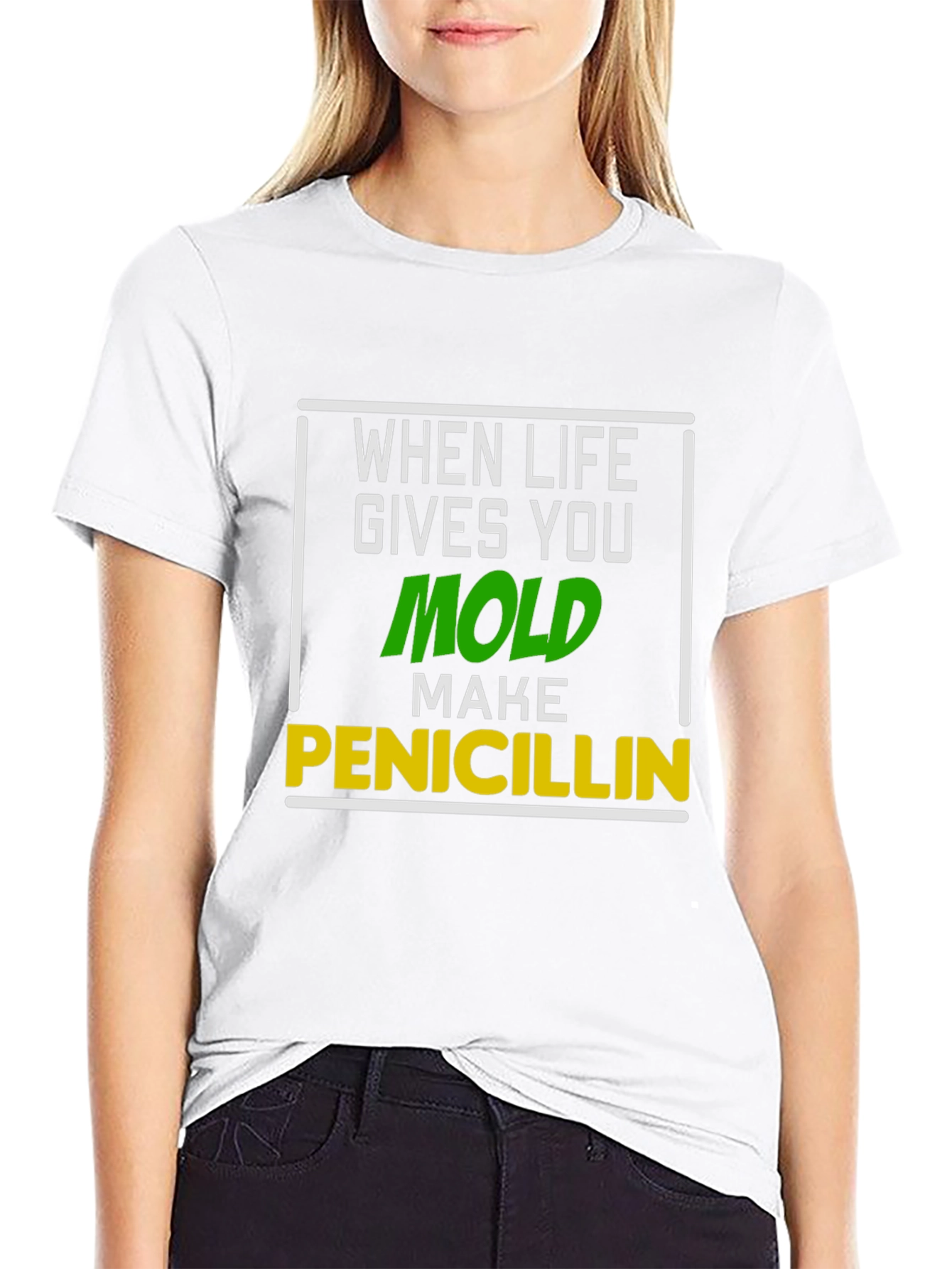 Black When Life Gives You Mold T-Shirt view 9