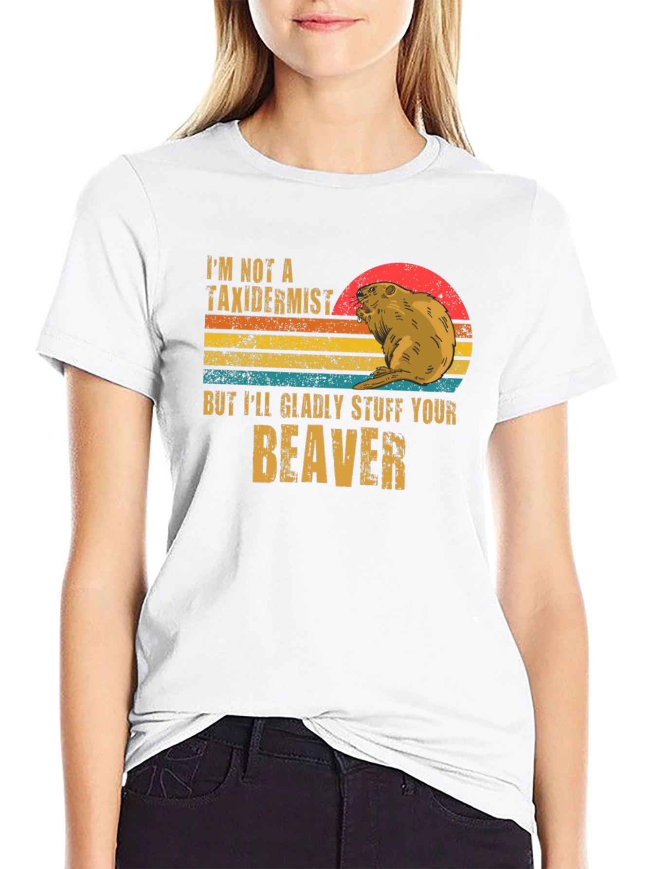 Black Stuff Your Beaver T-Shirt view 9