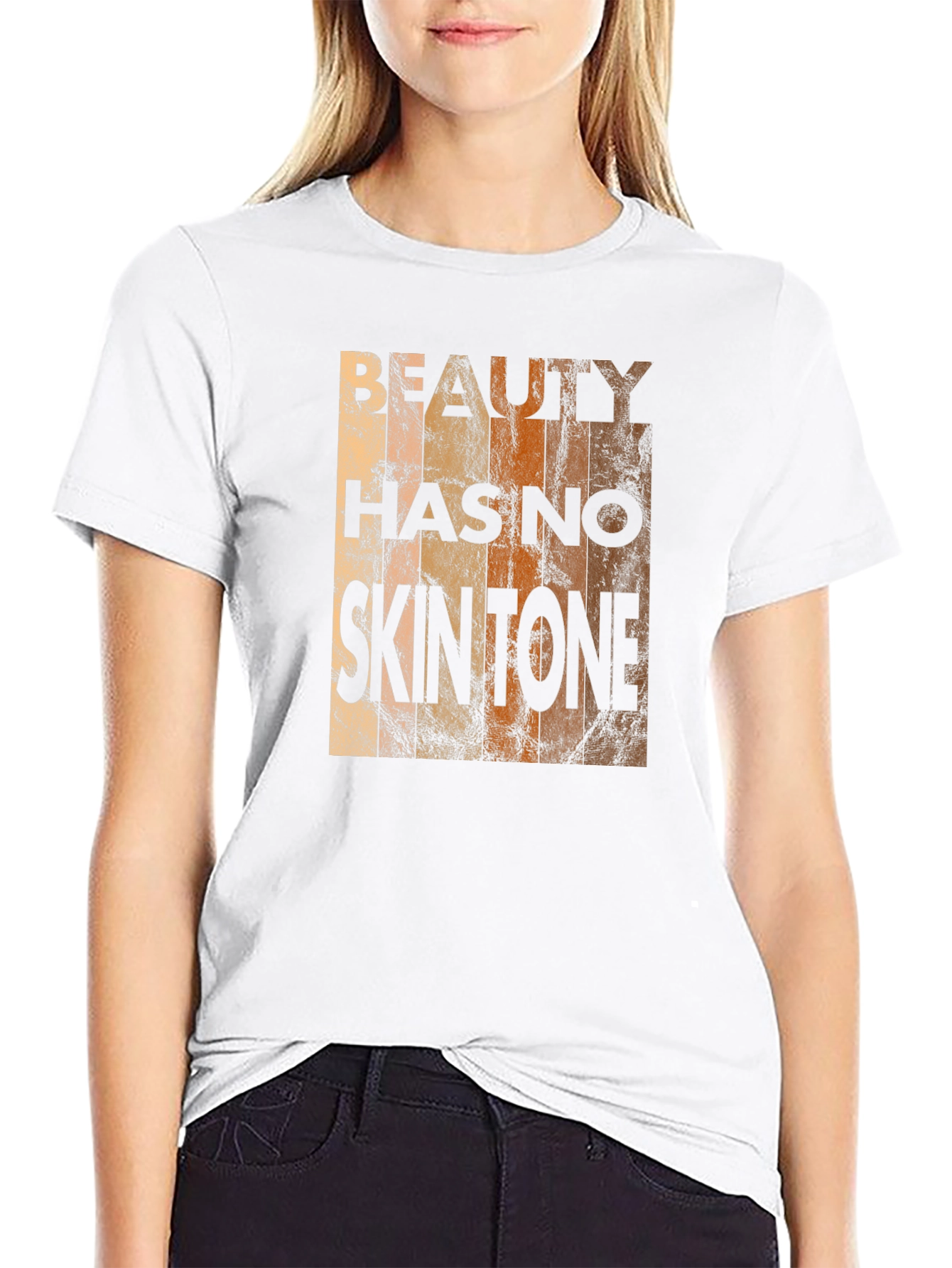 Black Beauty Has No Skin Tone T-Shirt - Unisex view 9