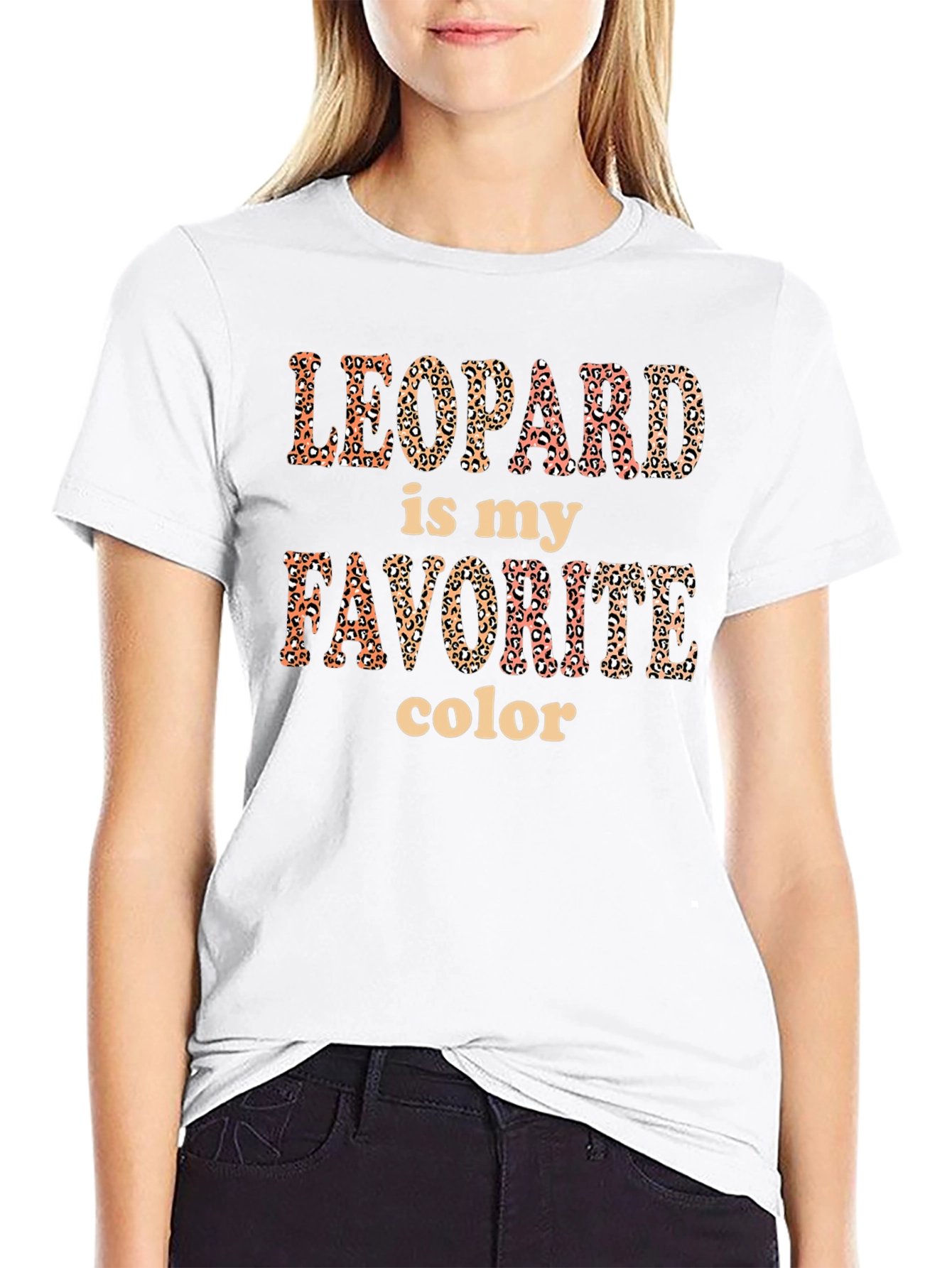 Black Leopard is My Favorite Color T-Shirt view 9